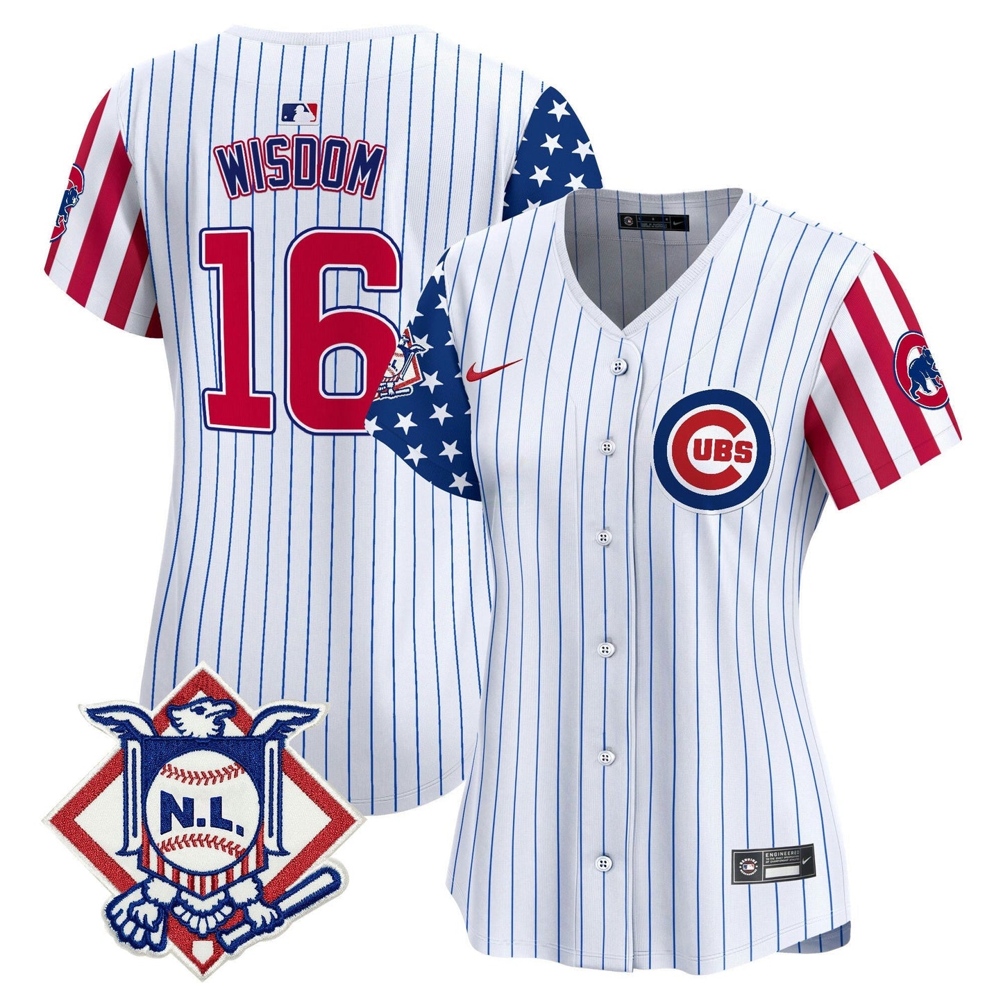 Camisa MLB Women’s Chicago 2024 Fourth of July Vapor Premier Limited Jersey V2