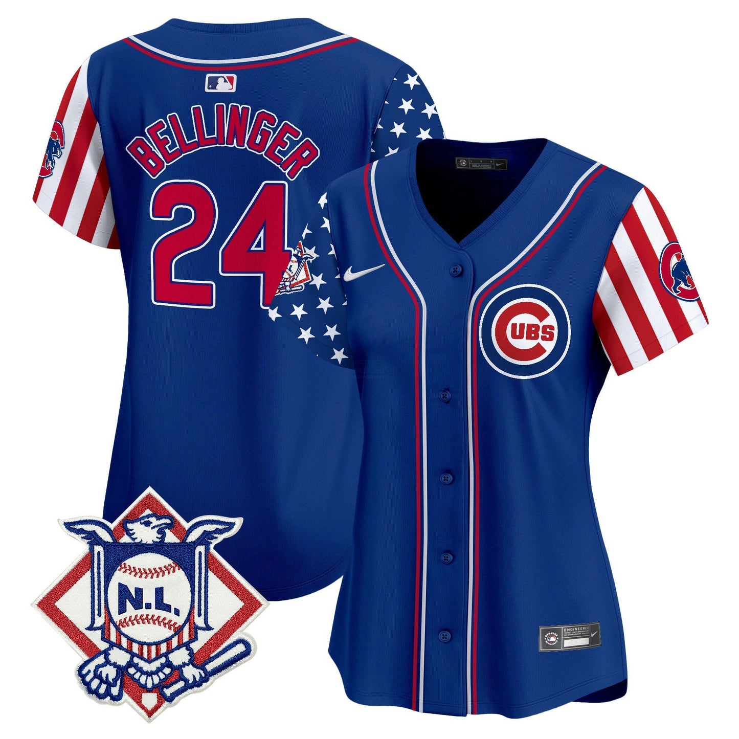 Camisa MLB Women’s Chicago 2024 Fourth of July Vapor Premier Limited Jersey V2