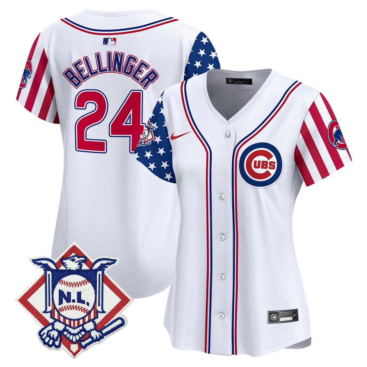 Camisa MLB Women’s Chicago 2024 Fourth of July Vapor Premier Limited Jersey V2