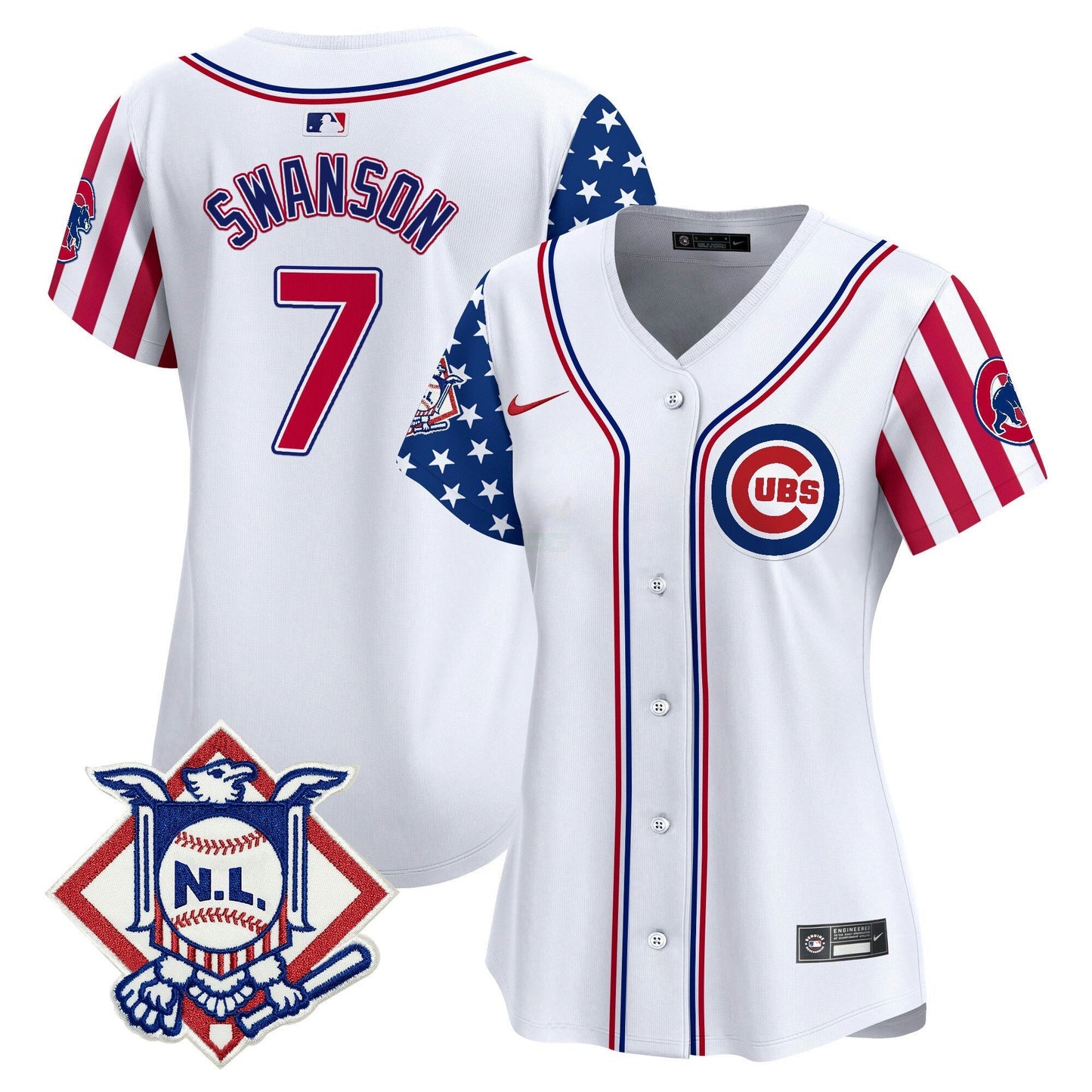 Camisa MLB Women’s Chicago 2024 Fourth of July Vapor Premier Limited Jersey V2