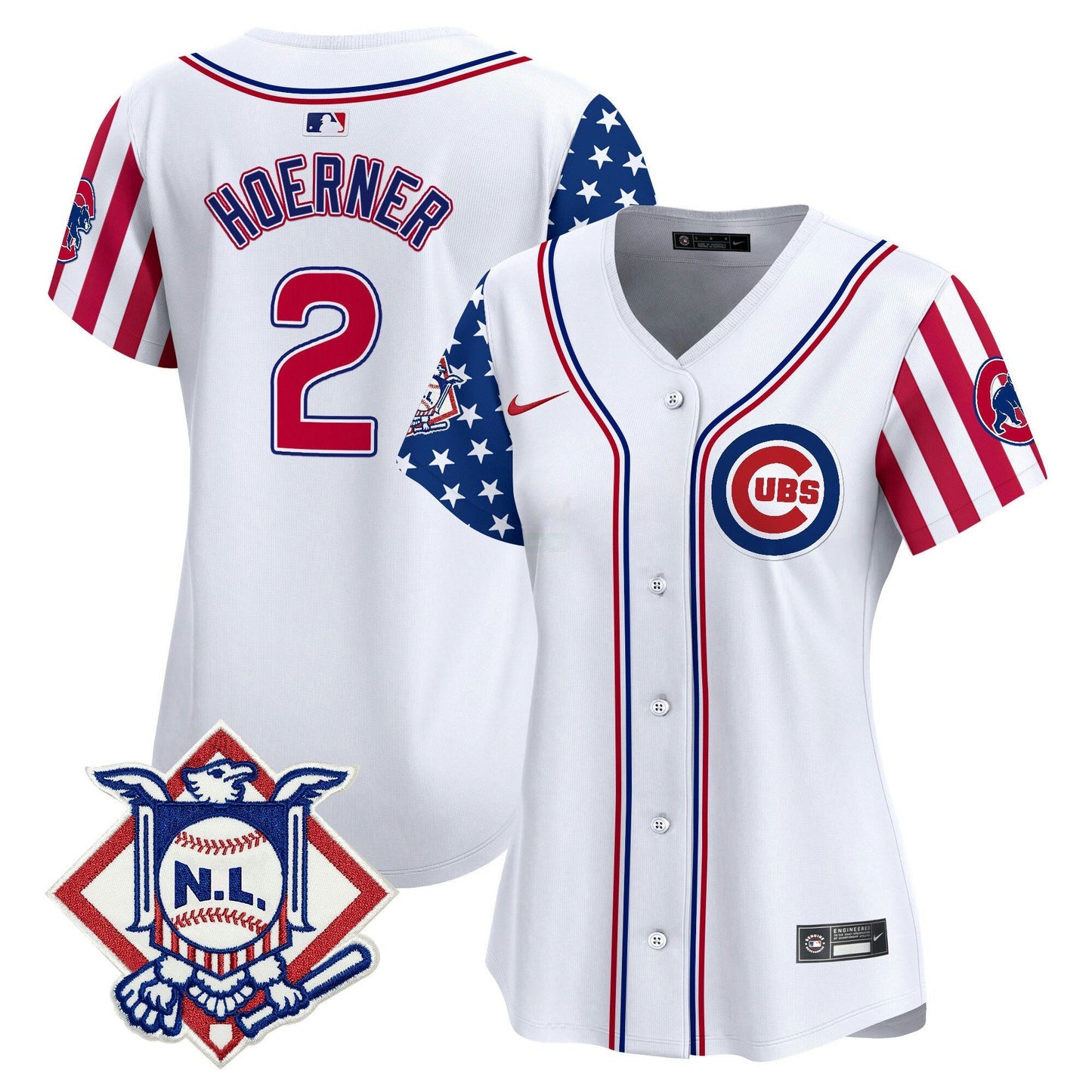 Camisa MLB Women’s Chicago 2024 Fourth of July Vapor Premier Limited Jersey V2