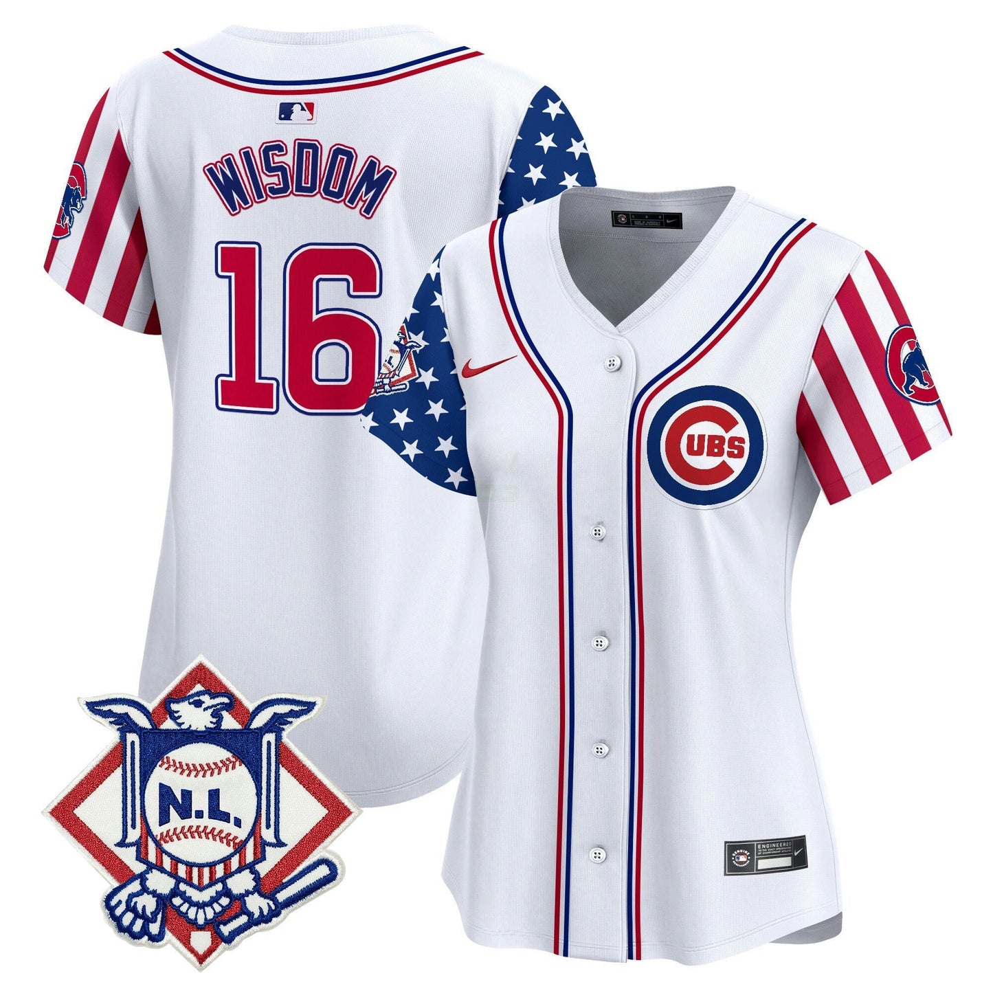 Camisa MLB Women’s Chicago 2024 Fourth of July Vapor Premier Limited Jersey V2