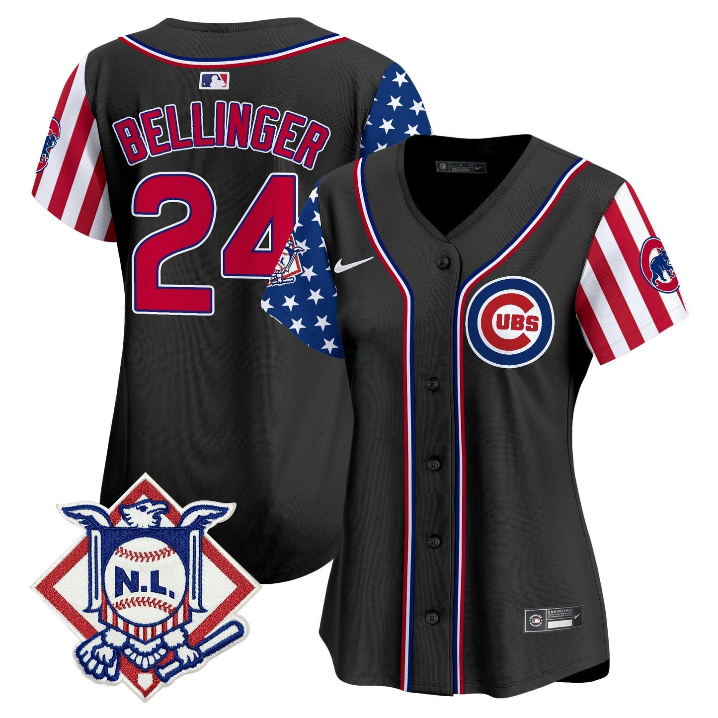 Camisa MLB Women’s Chicago 2024 Fourth of July Vapor Premier Limited Jersey V2