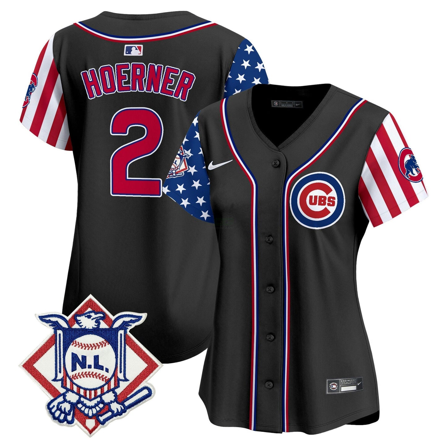 Camisa MLB Women’s Chicago 2024 Fourth of July Vapor Premier Limited Jersey V2