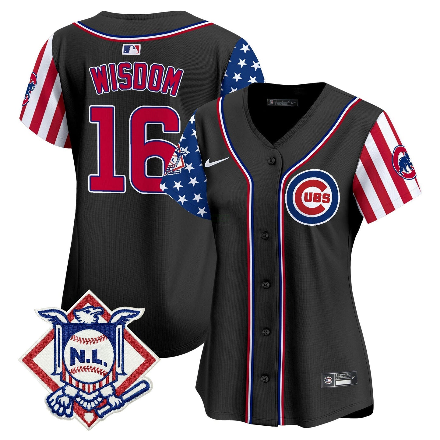 Camisa MLB Women’s Chicago 2024 Fourth of July Vapor Premier Limited Jersey V2