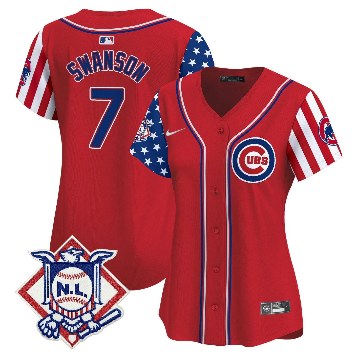 Camisa MLB Women’s Chicago 2024 Fourth of July Vapor Premier Limited Jersey V2