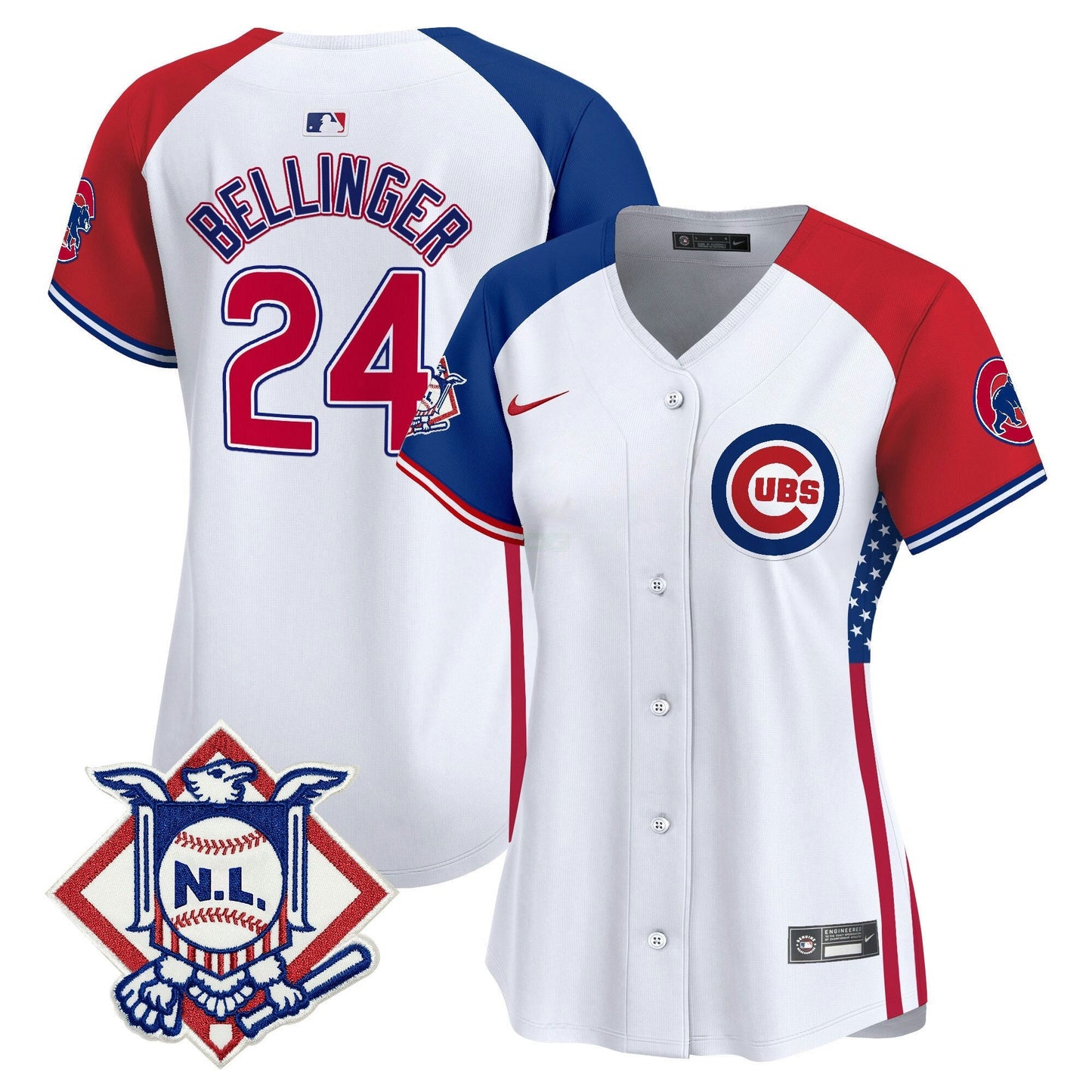 Camisa MLB Women’s Chicago 2024 Fourth of July Vapor Premier Limited Jersey V3