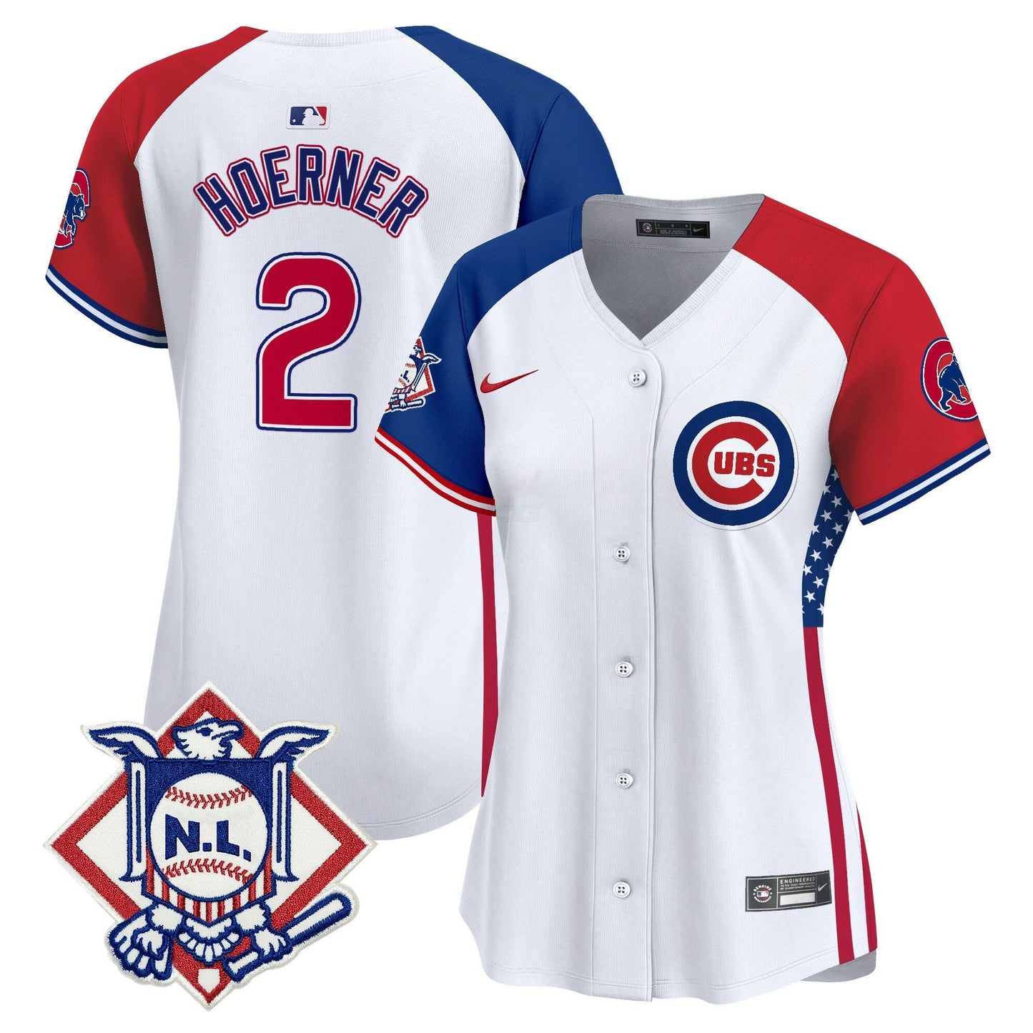 Camisa MLB Women’s Chicago 2024 Fourth of July Vapor Premier Limited Jersey V3