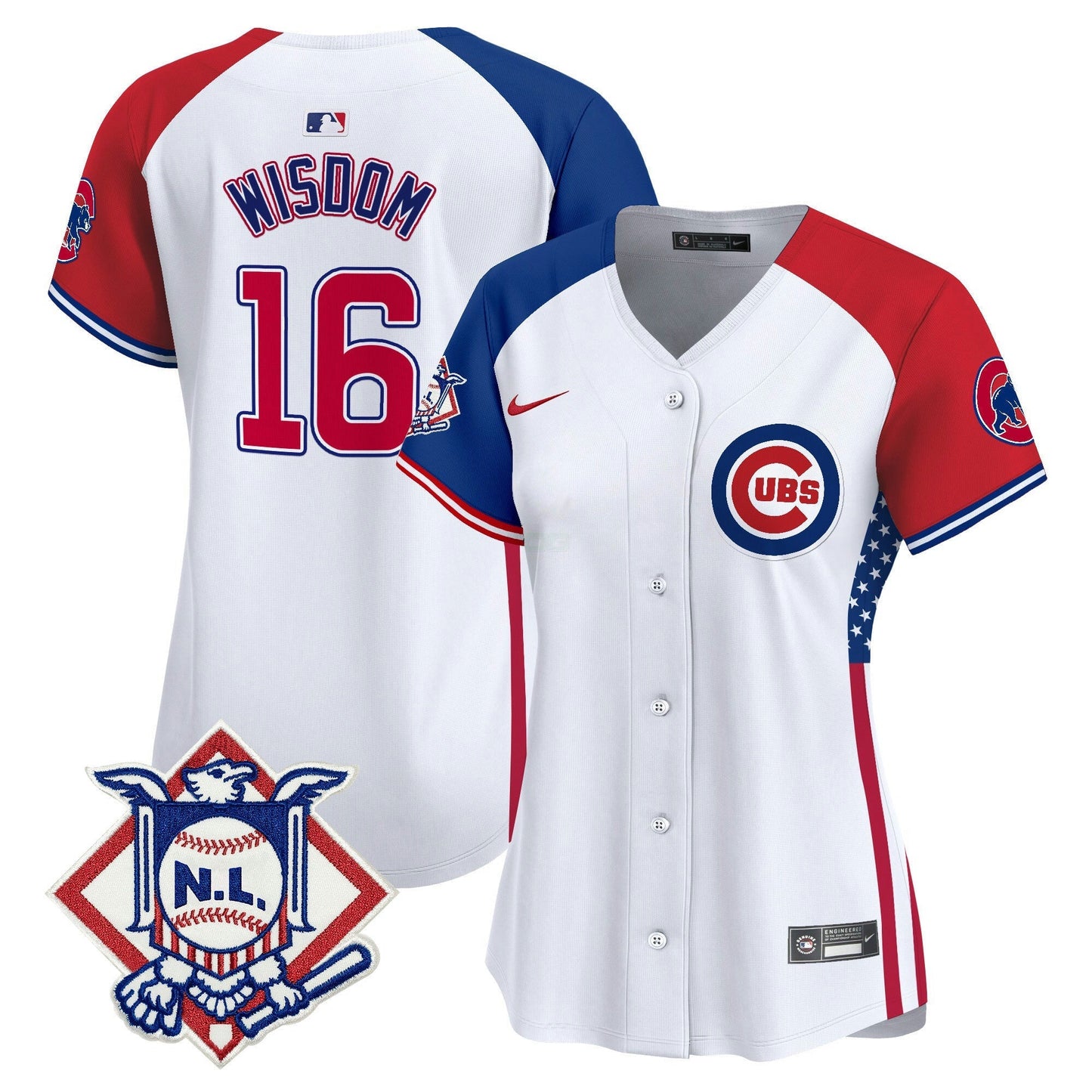 Camisa MLB Women’s Chicago 2024 Fourth of July Vapor Premier Limited Jersey V3