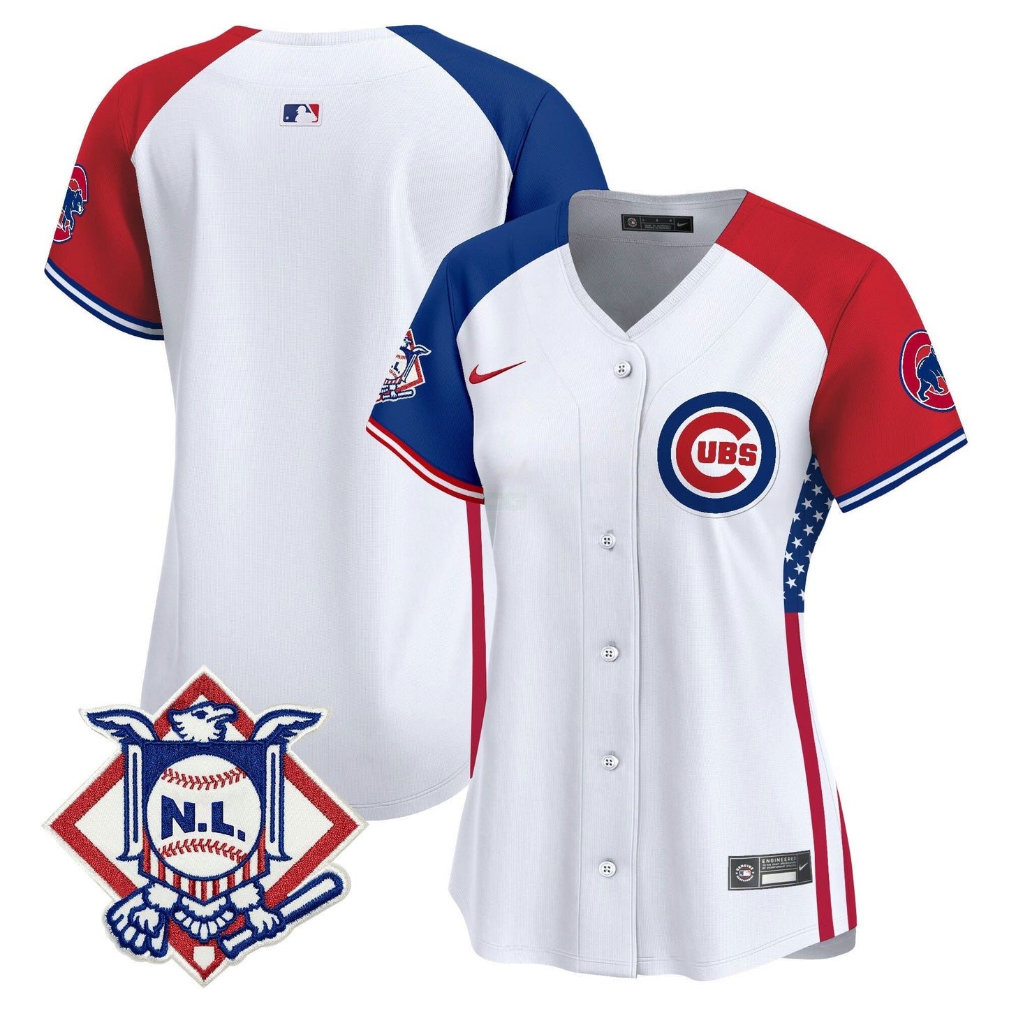 Camisa MLB Women’s Chicago 2024 Fourth of July Vapor Premier Limited Jersey V3
