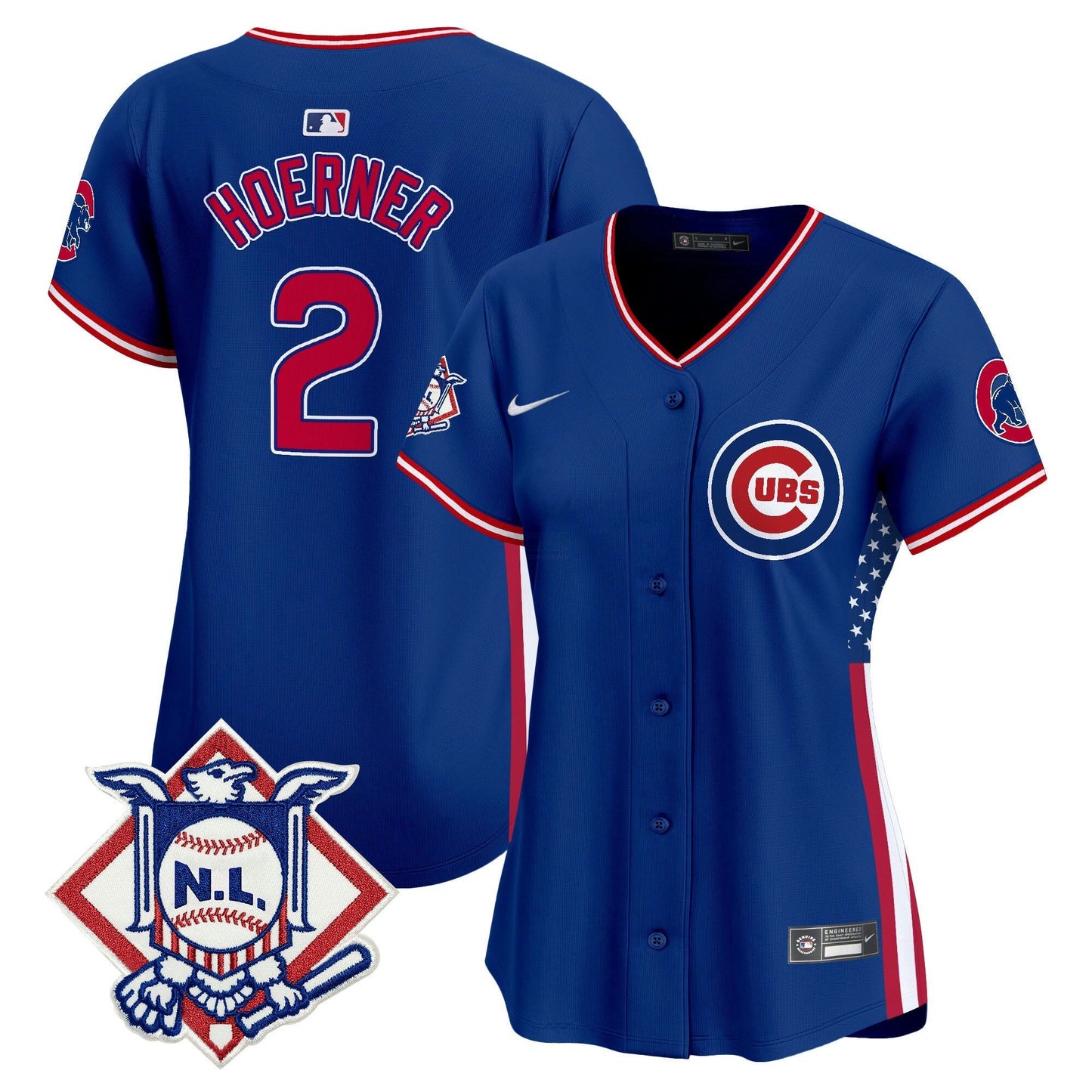 Camisa MLB Women’s Chicago 2024 Fourth of July Vapor Premier Limited Jersey V3