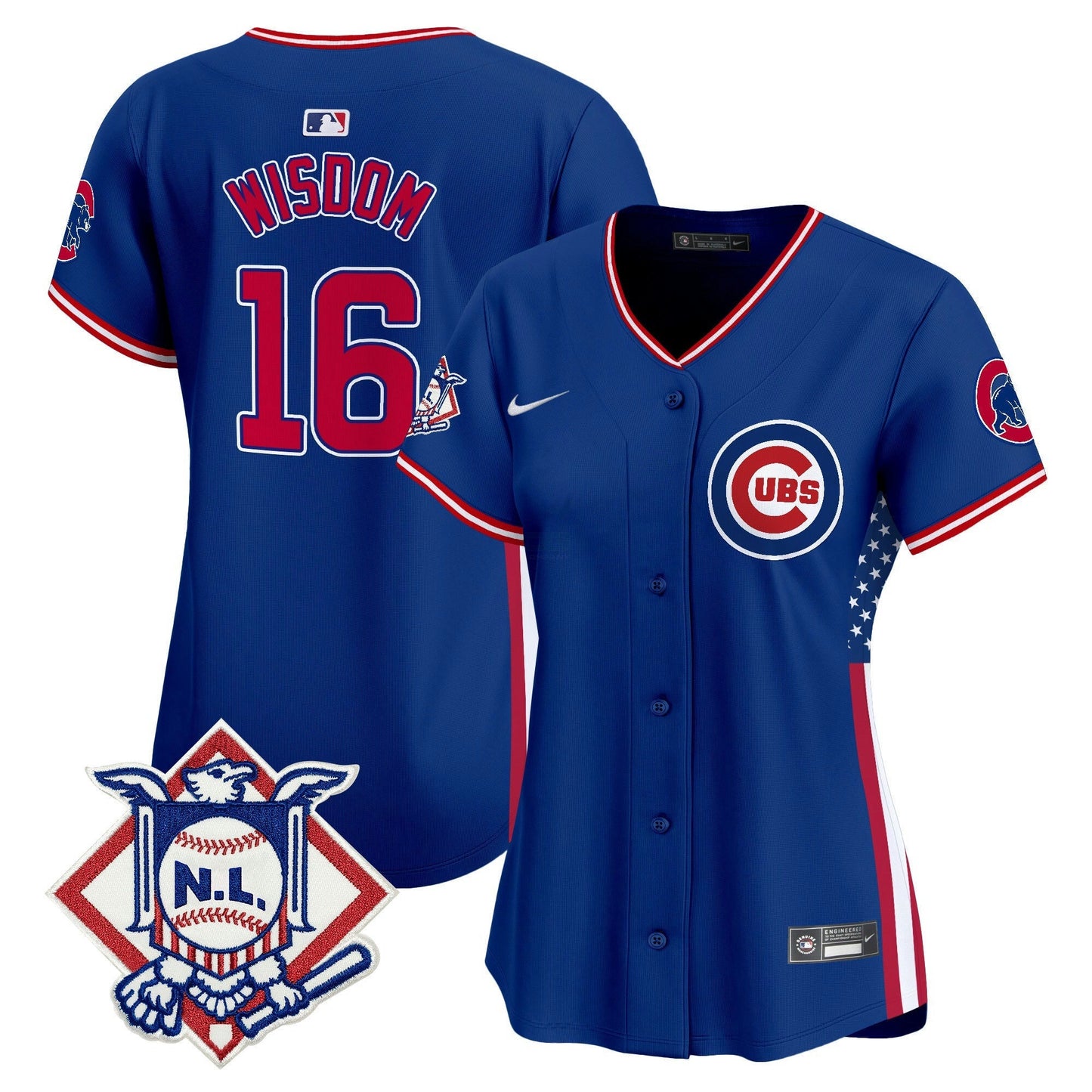 Camisa MLB Women’s Chicago 2024 Fourth of July Vapor Premier Limited Jersey V3