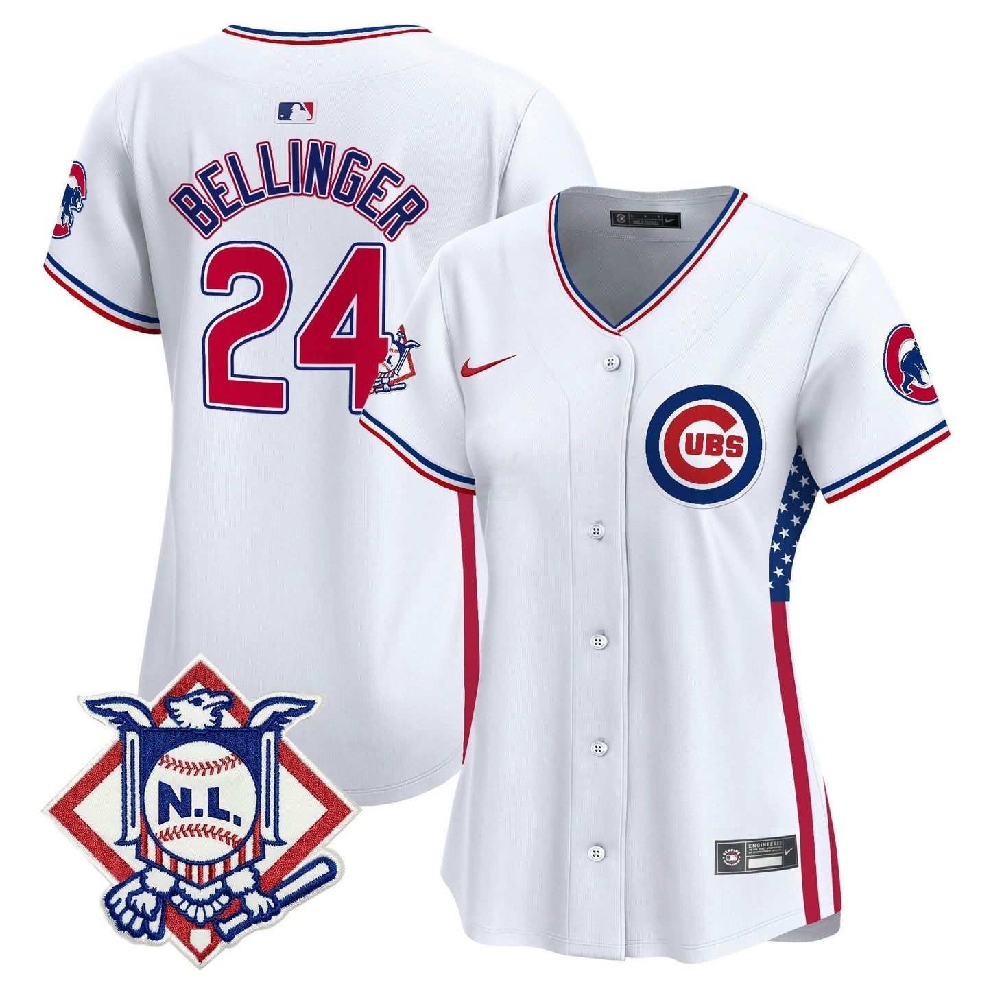 Camisa MLB Women’s Chicago 2024 Fourth of July Vapor Premier Limited Jersey V3