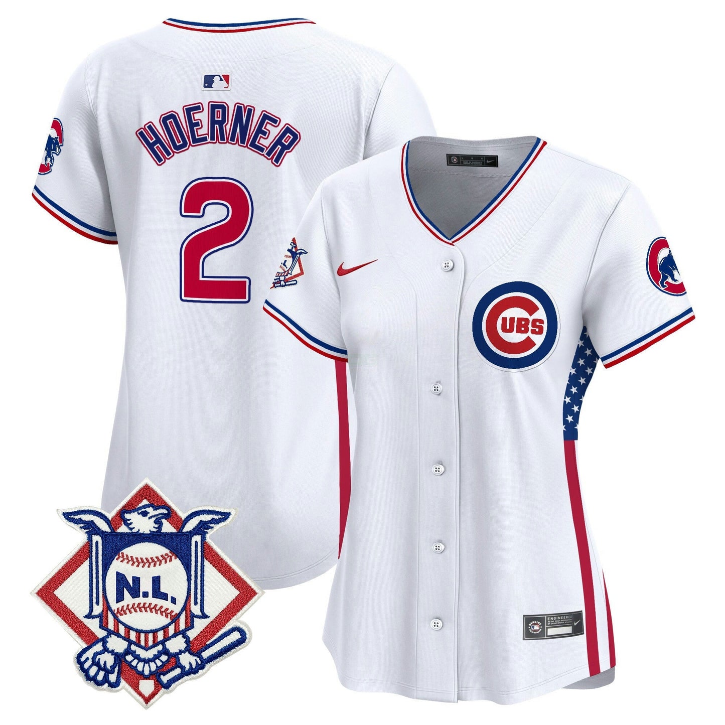 Camisa MLB Women’s Chicago 2024 Fourth of July Vapor Premier Limited Jersey V3