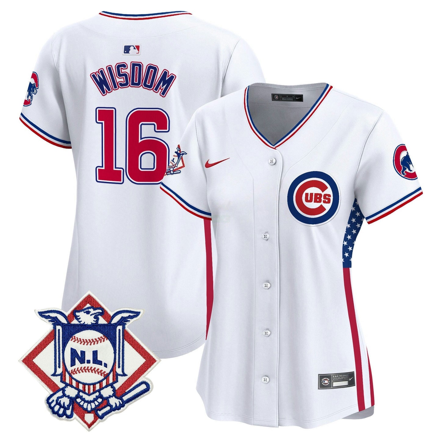 Camisa MLB Women’s Chicago 2024 Fourth of July Vapor Premier Limited Jersey V3