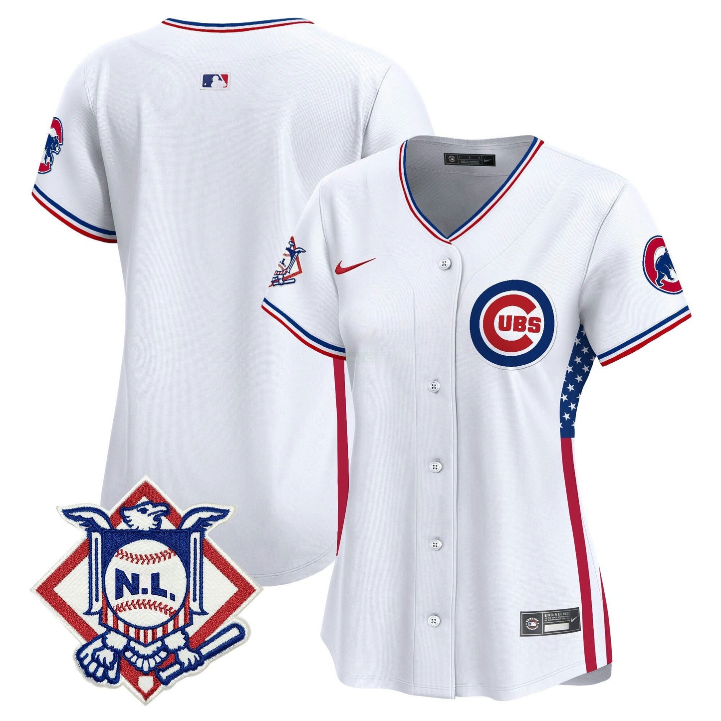 Camisa MLB Women’s Chicago 2024 Fourth of July Vapor Premier Limited Jersey V3