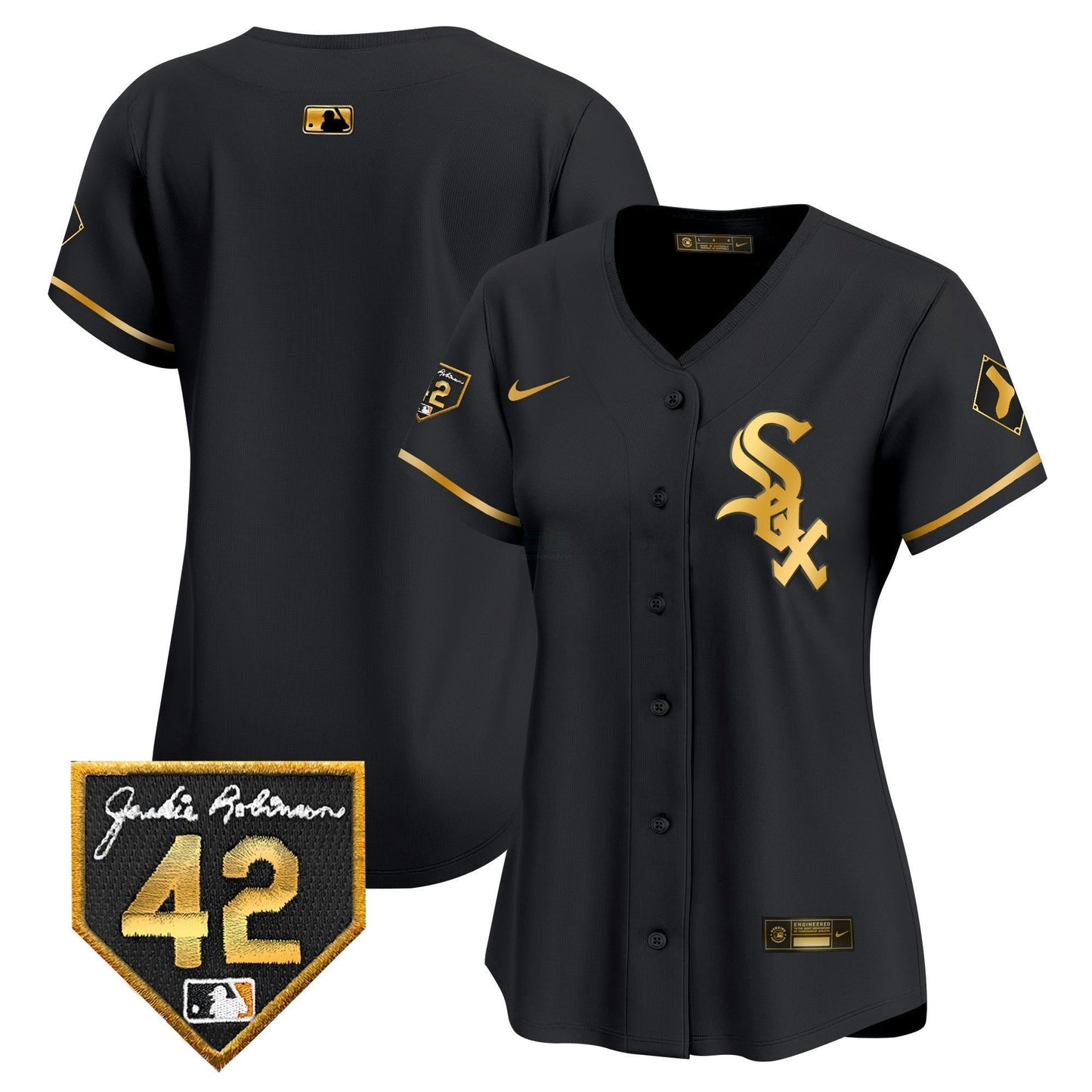 Camisa MLB Women’s Chicago 2024 Jackie Robinson Patch Vapor Premier Limited Jersey