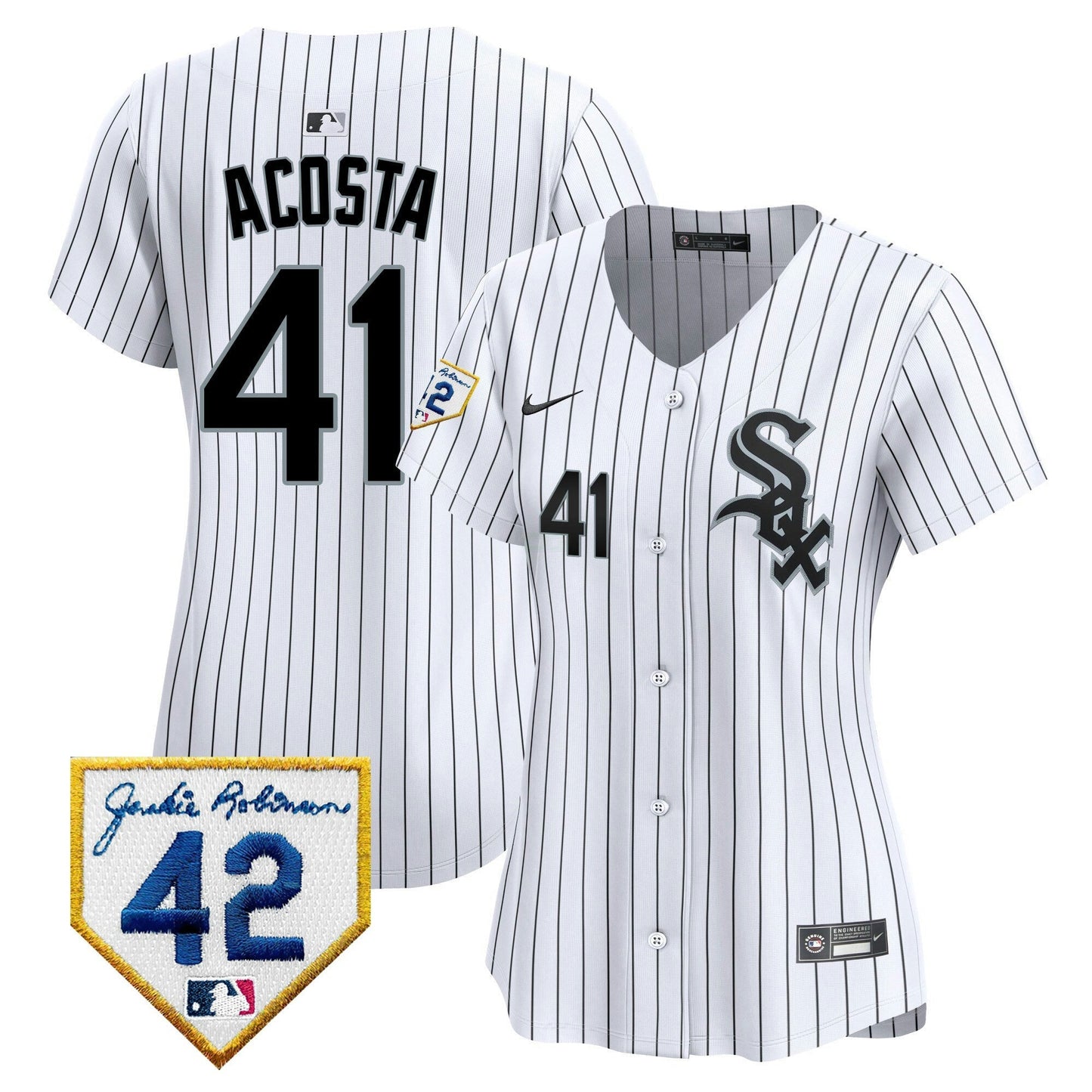 Camisa MLB Women’s Chicago 2024 Jackie Robinson Patch Vapor Premier Limited Jersey
