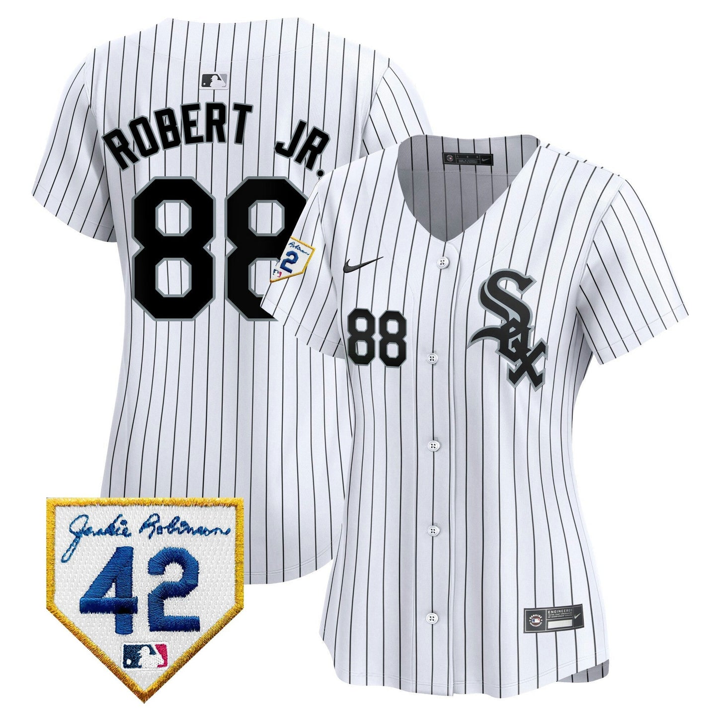 Camisa MLB Women’s Chicago 2024 Jackie Robinson Patch Vapor Premier Limited Jersey
