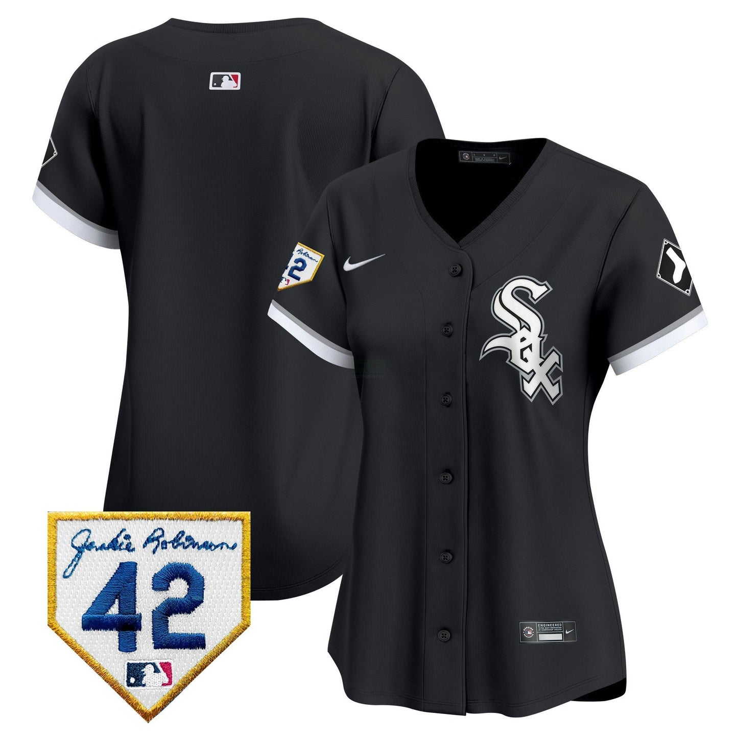 Camisa MLB Women’s Chicago 2024 Jackie Robinson Patch Vapor Premier Limited Jersey