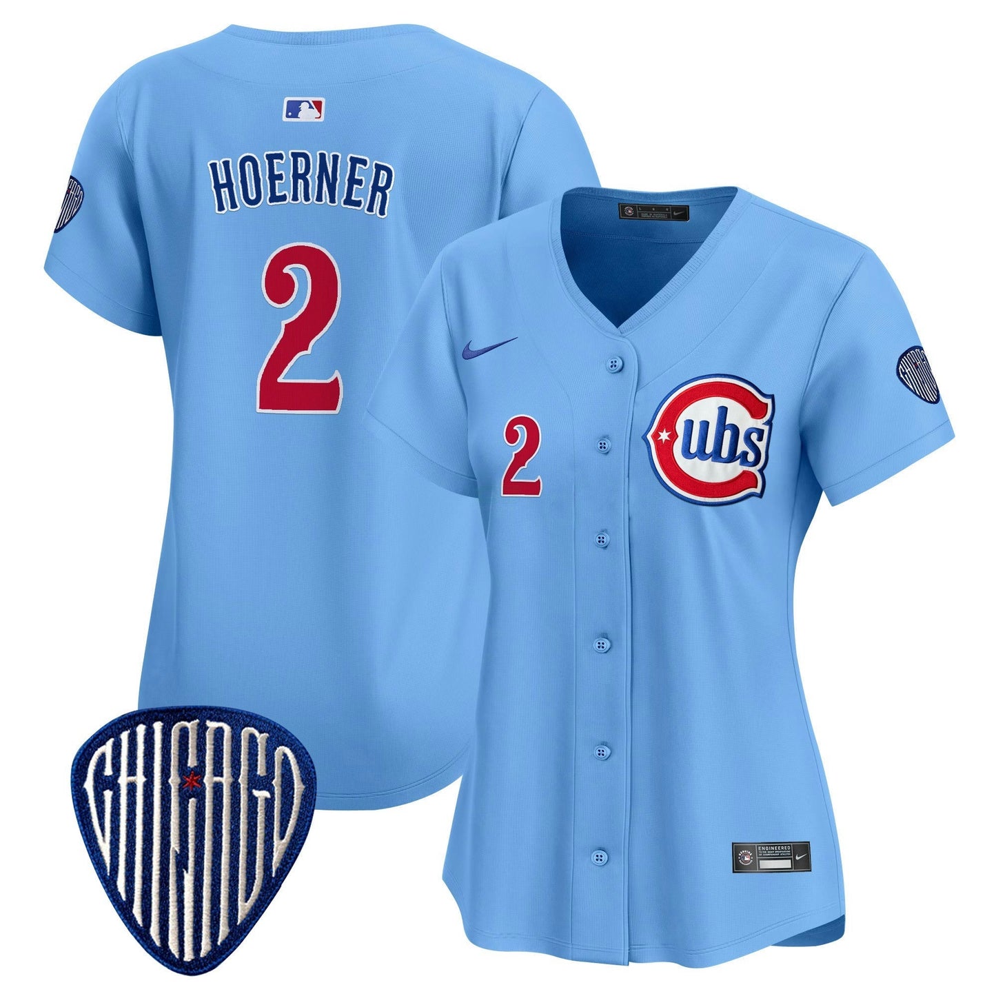 Camisa MLB Women’s Chicago Blue Alternativa Vapor Premier Limited Jersey