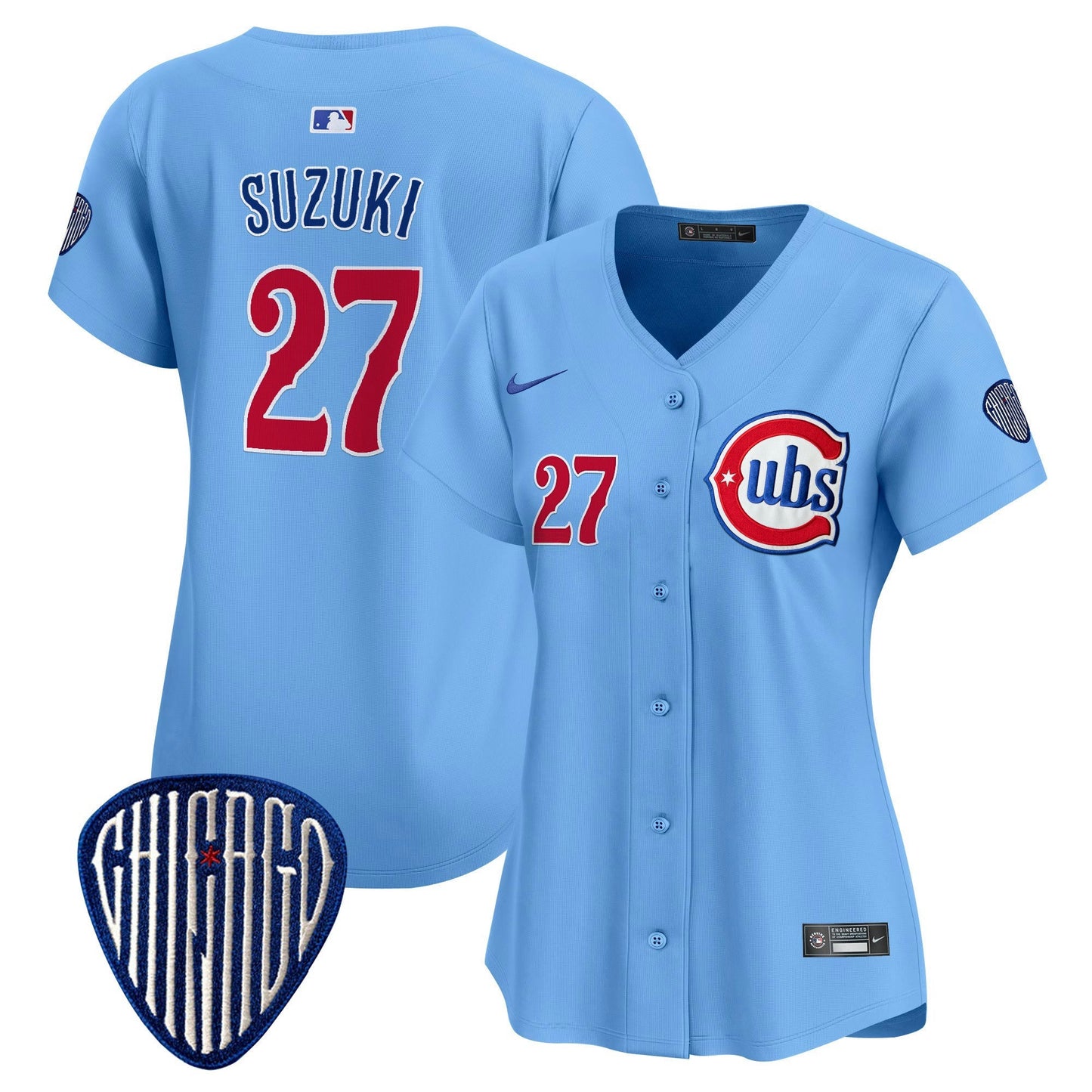 Camisa MLB Women’s Chicago Blue Alternativa Vapor Premier Limited Jersey