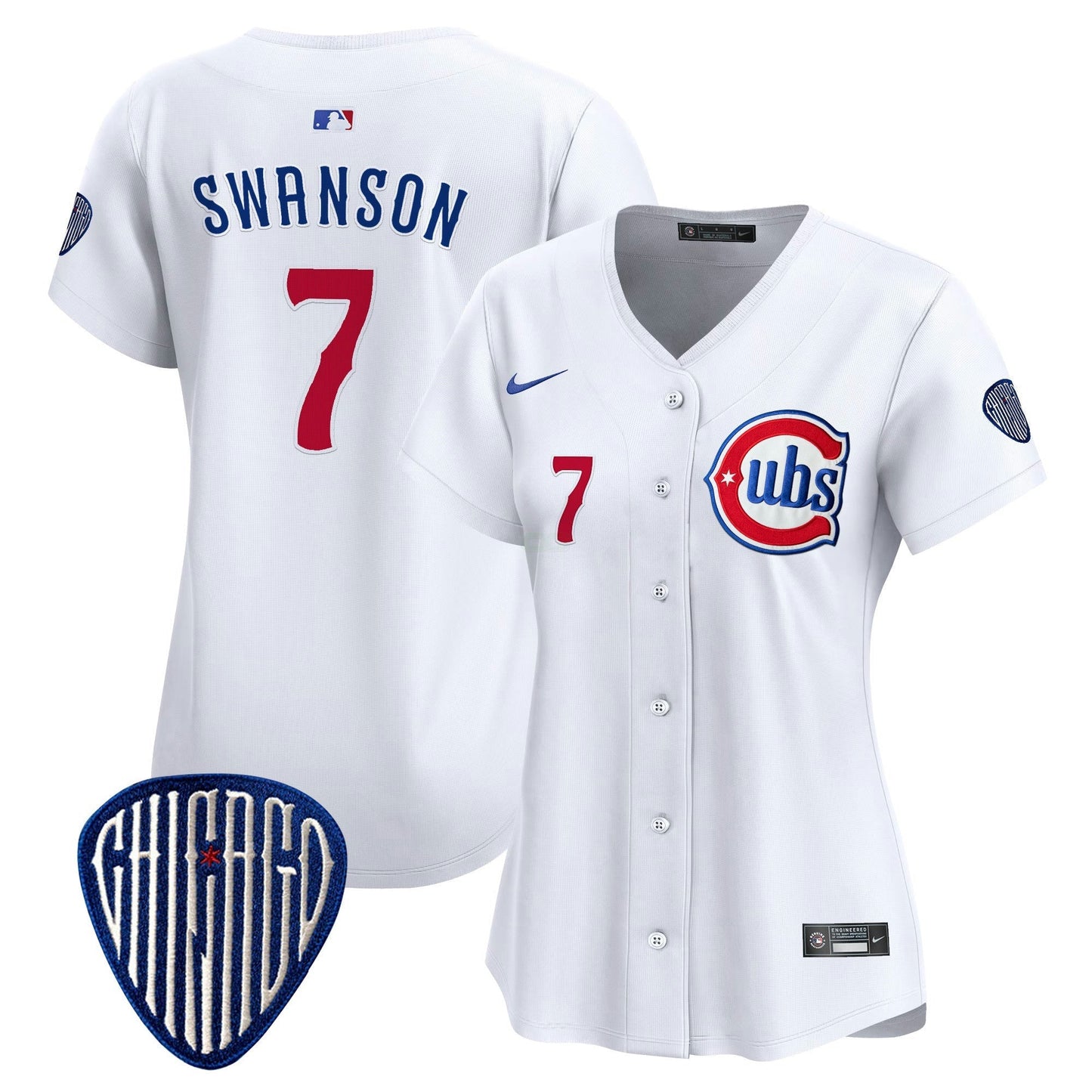 Camisa MLB Women’s Chicago Blue Alternativa Vapor Premier Limited Jersey