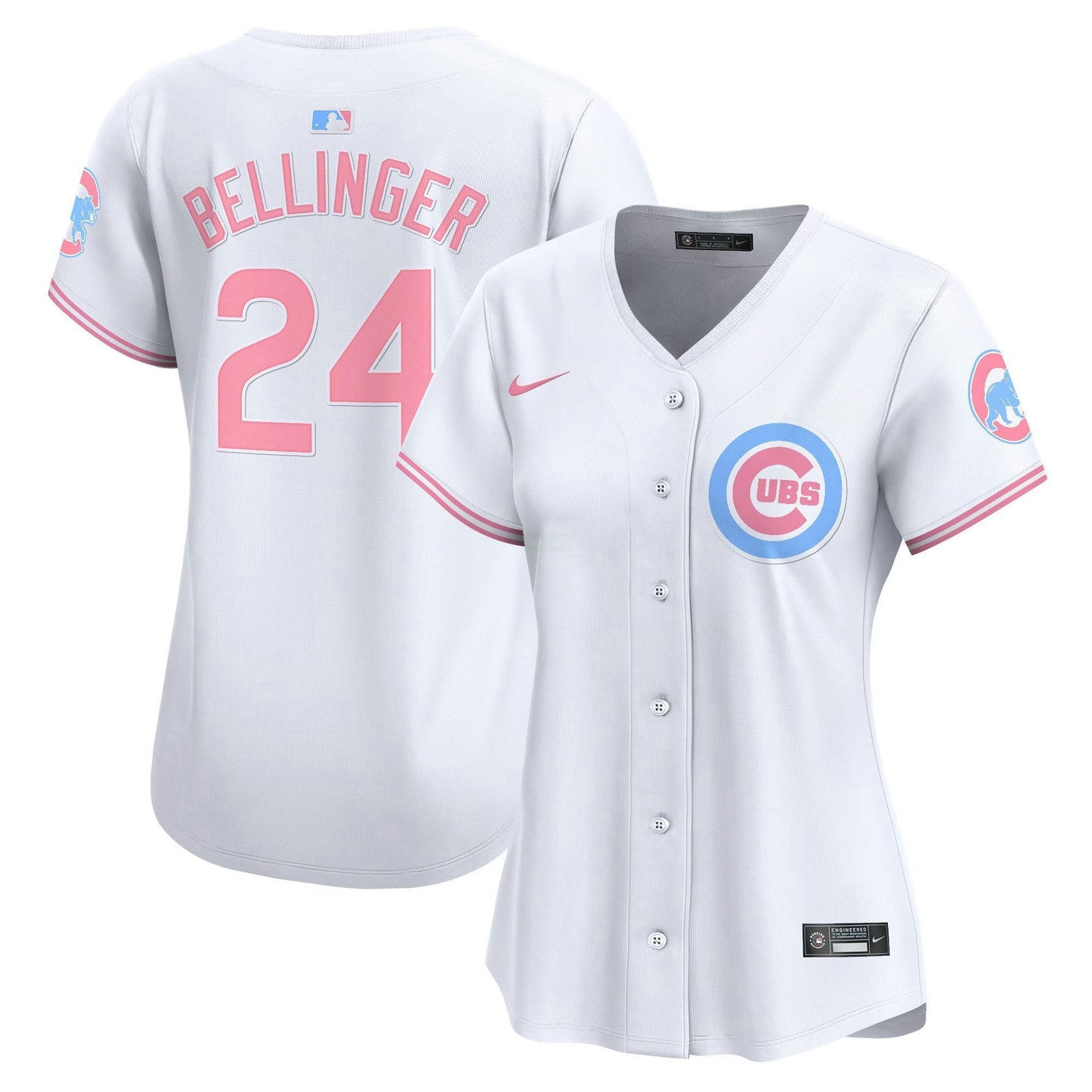 Camisa MLB Women’s Chicago Bubblegum Pink Vapor Premier Limited Jersey