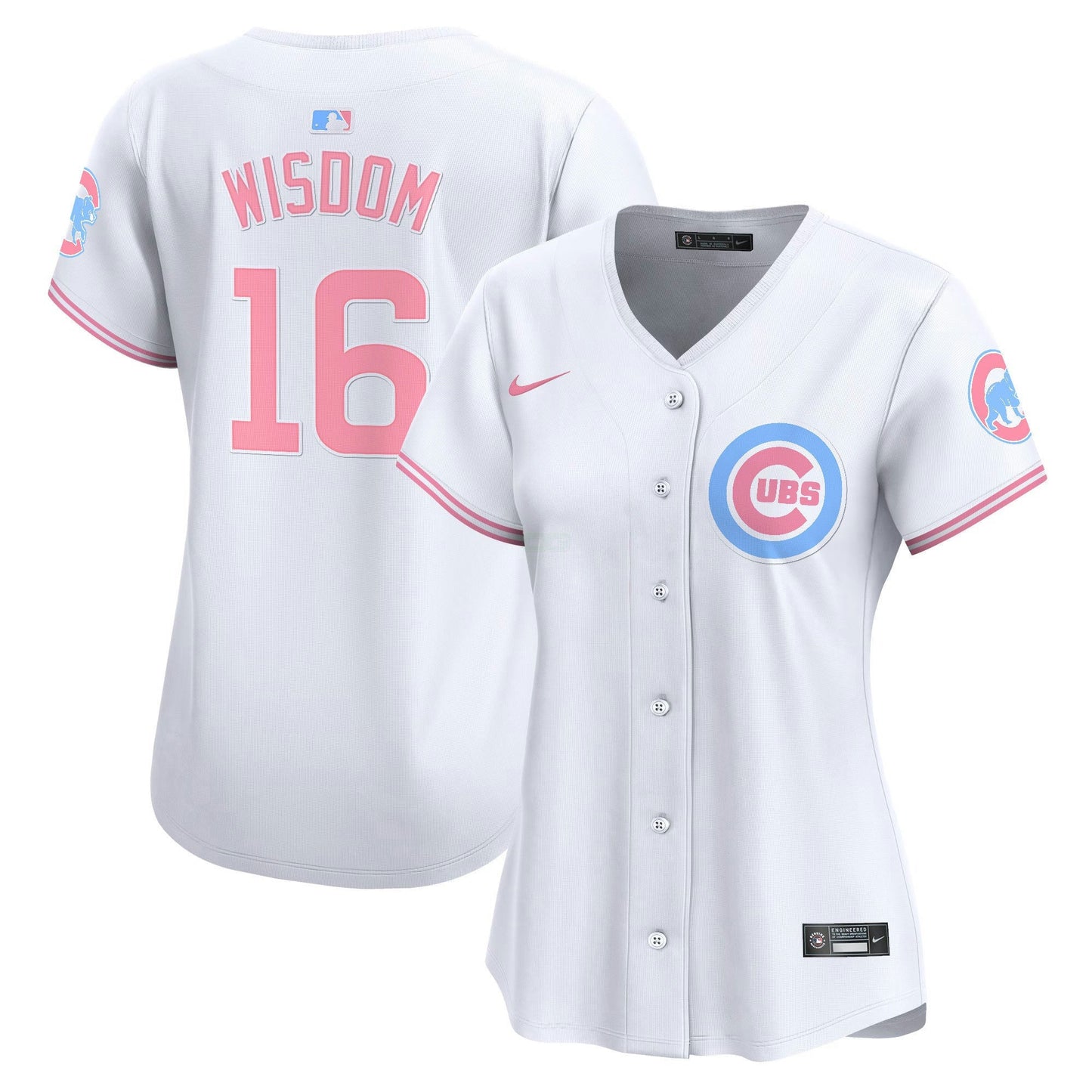 Camisa MLB Women’s Chicago Bubblegum Pink Vapor Premier Limited Jersey