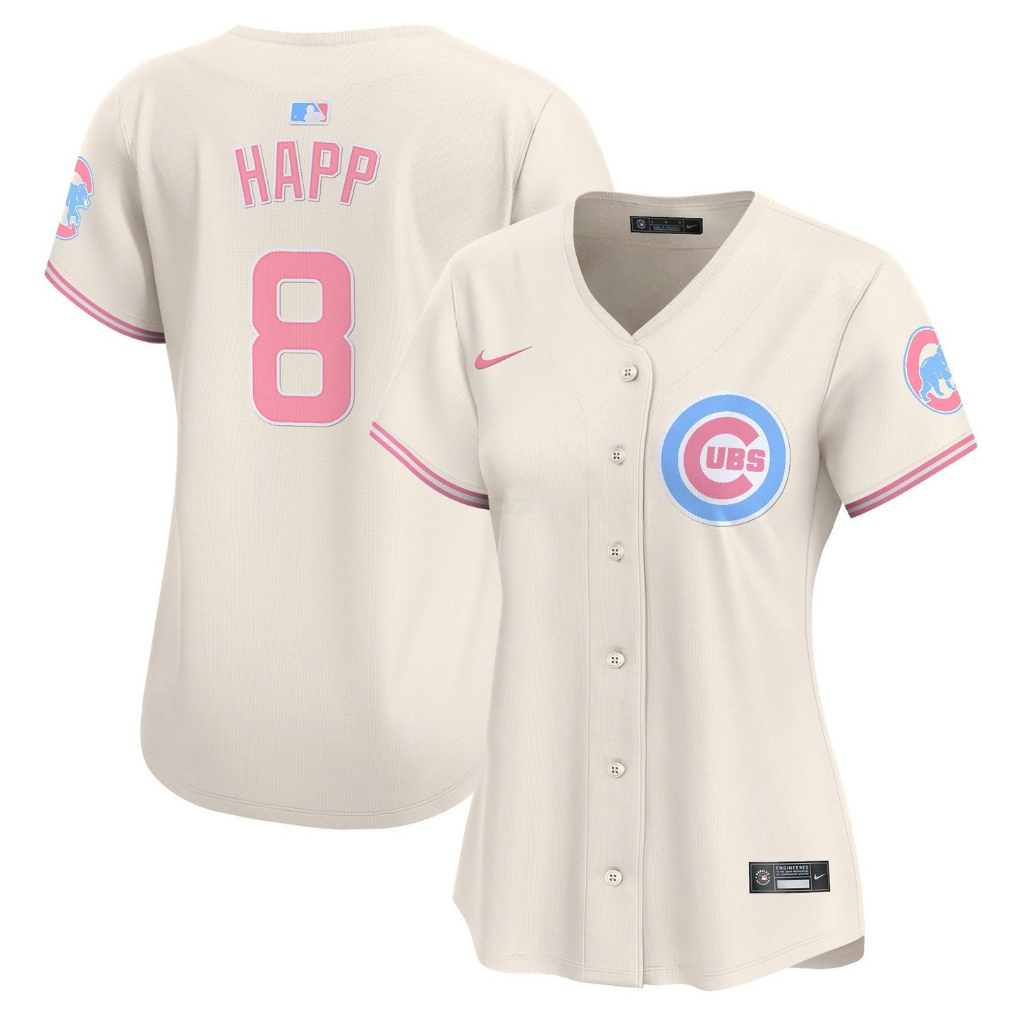 Camisa MLB Women’s Chicago Bubblegum Pink Vapor Premier Limited Jersey