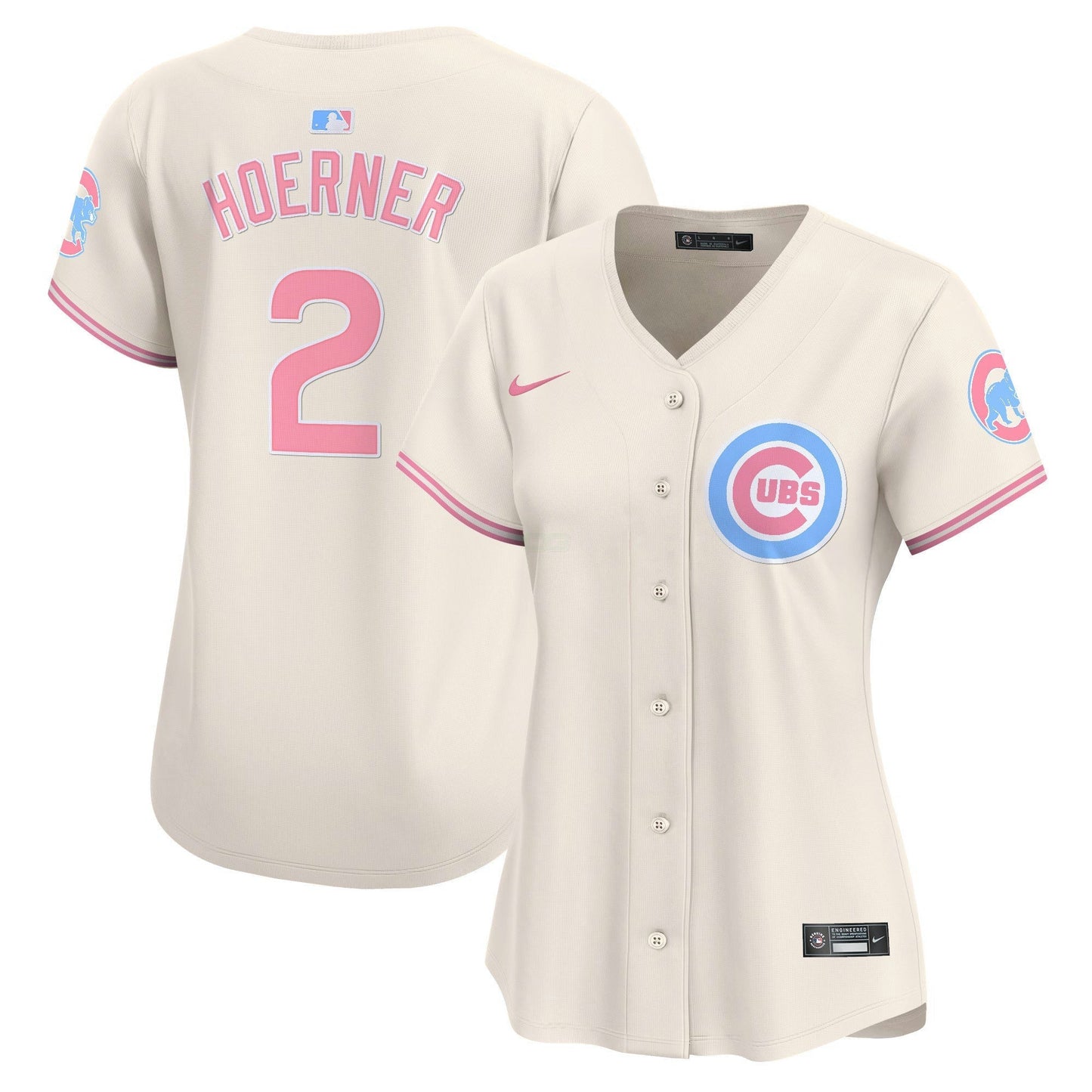 Camisa MLB Women’s Chicago Bubblegum Pink Vapor Premier Limited Jersey