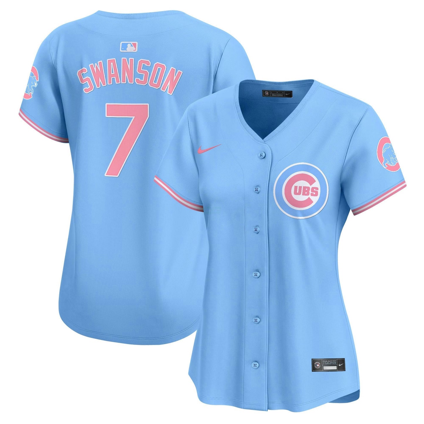 Camisa MLB Women’s Chicago Bubblegum Pink Vapor Premier Limited Jersey