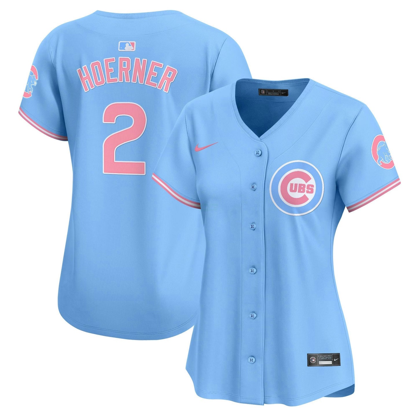 Camisa MLB Women’s Chicago Bubblegum Pink Vapor Premier Limited Jersey