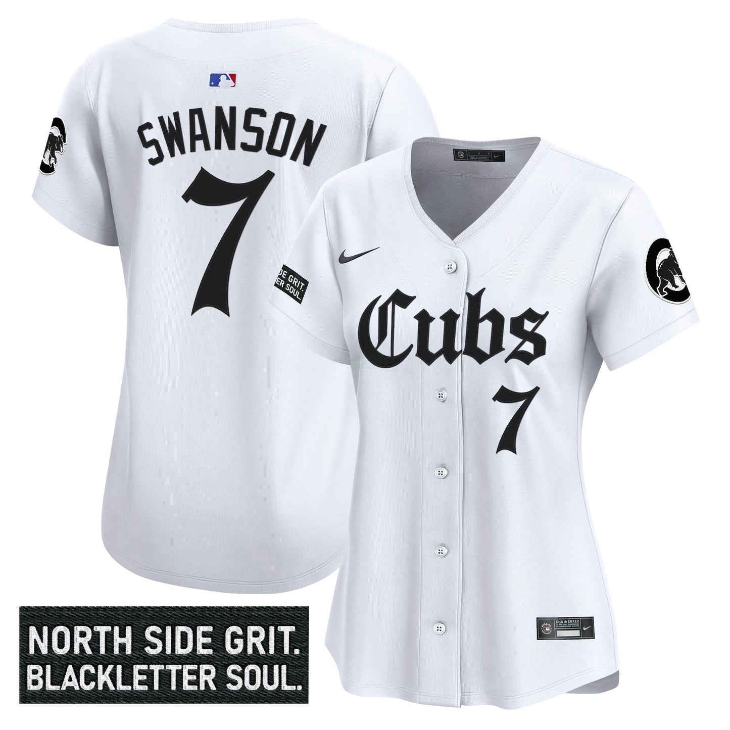 Camisa MLB Women’s Chicago ‘Gothic North Side Edition’ Vapor Premier Limited Jersey