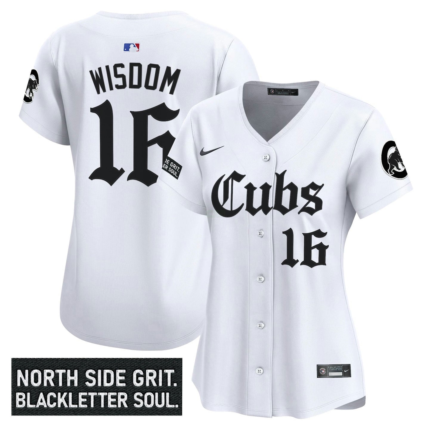 Camisa MLB Women’s Chicago ‘Gothic North Side Edition’ Vapor Premier Limited Jersey