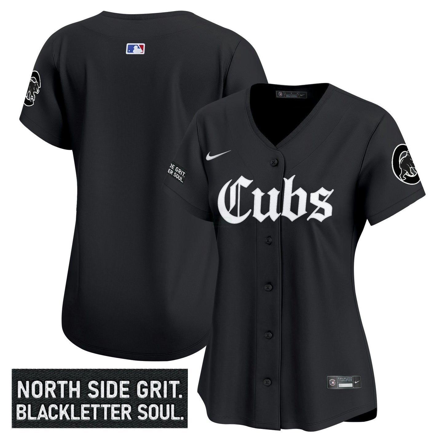 Camisa MLB Women’s Chicago ‘Gothic North Side Edition’ Vapor Premier Limited Jersey