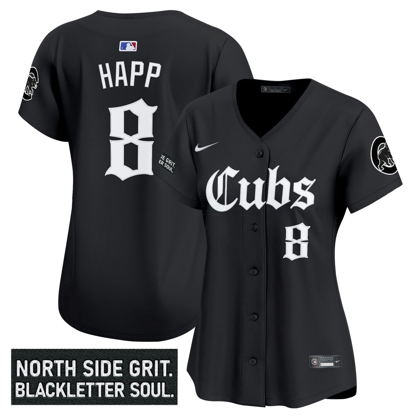 Camisa MLB Women’s Chicago ‘Gothic North Side Edition’ Vapor Premier Limited Jersey