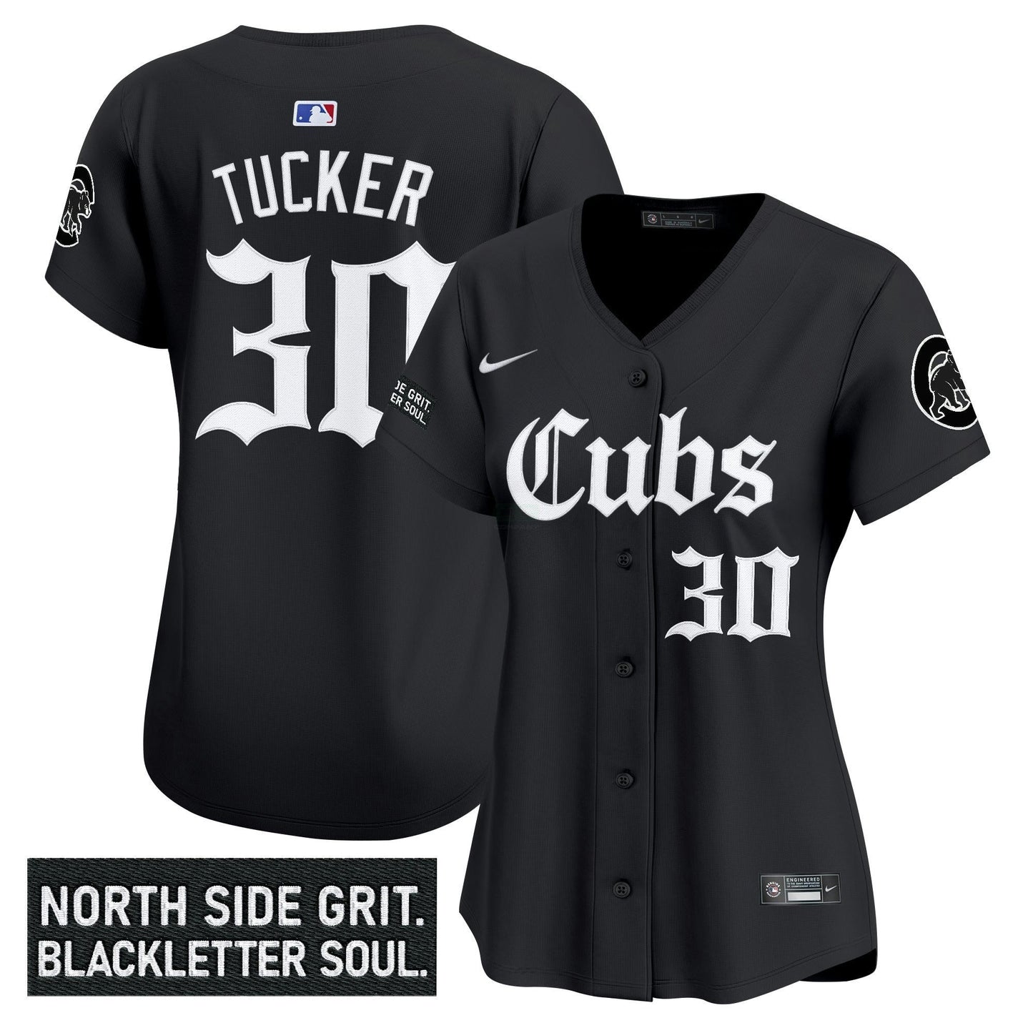 Camisa MLB Women’s Chicago ‘Gothic North Side Edition’ Vapor Premier Limited Jersey