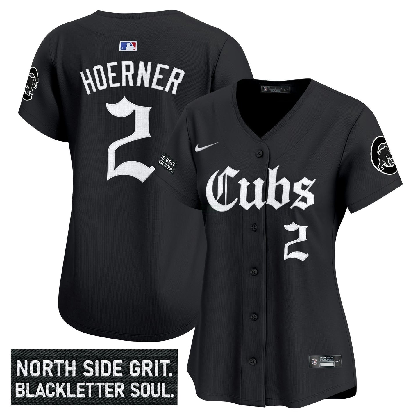 Camisa MLB Women’s Chicago ‘Gothic North Side Edition’ Vapor Premier Limited Jersey