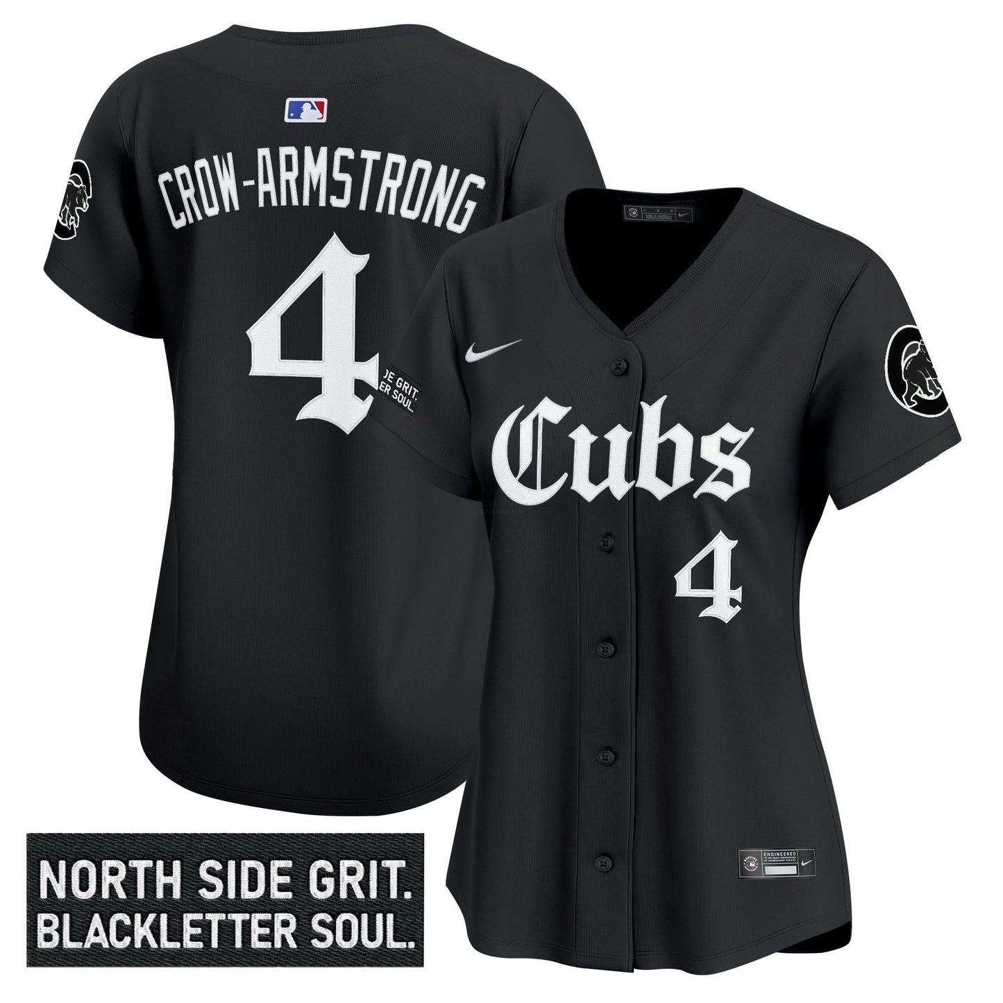 Camisa MLB Women’s Chicago ‘Gothic North Side Edition’ Vapor Premier Limited Jersey