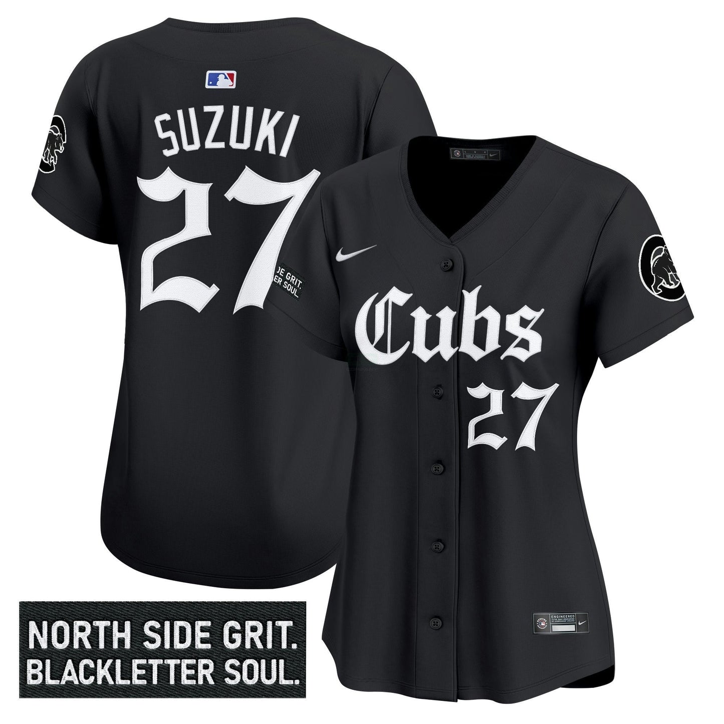 Camisa MLB Women’s Chicago ‘Gothic North Side Edition’ Vapor Premier Limited Jersey