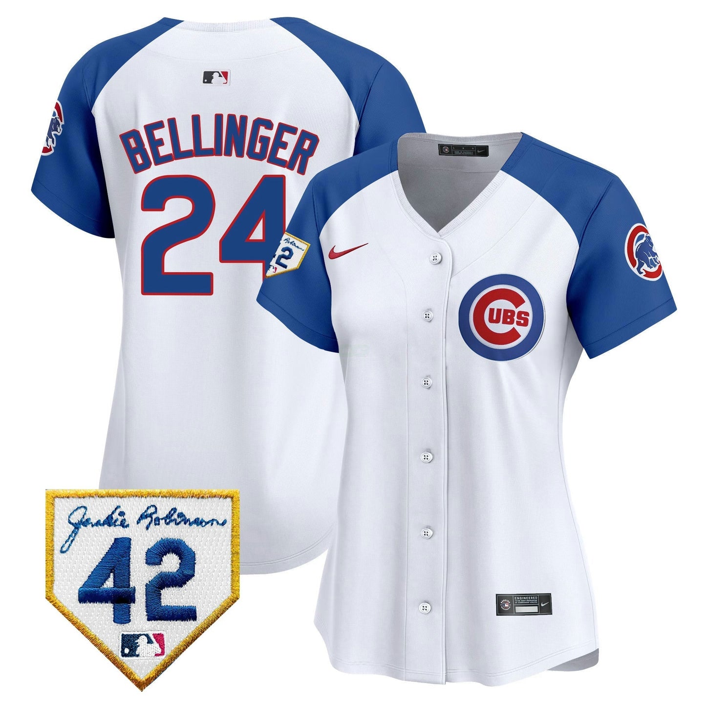 Camisa MLB Women’s Chicago Jackie Robinson Patch Vapor Premier Limited Jersey