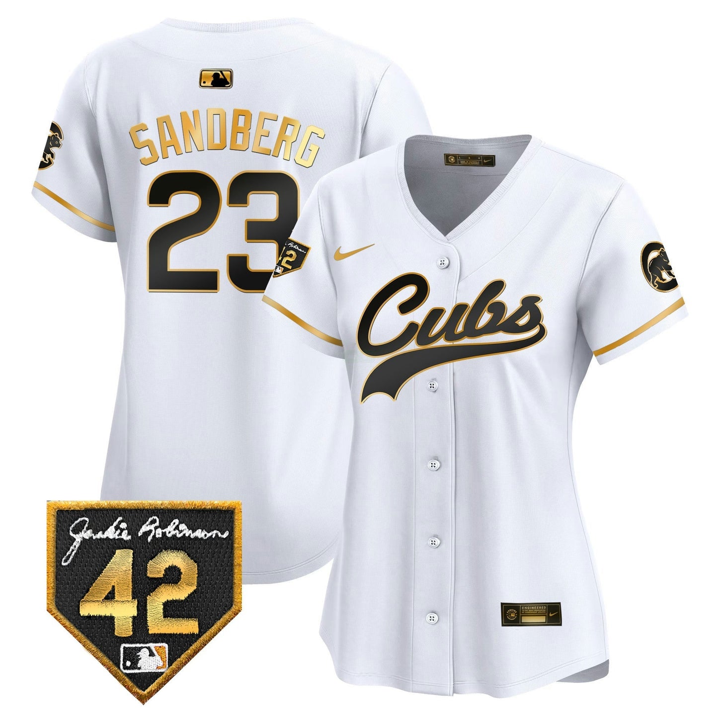 Camisa MLB Women’s Chicago Jackie Robinson Patch Vapor Premier Limited Jersey