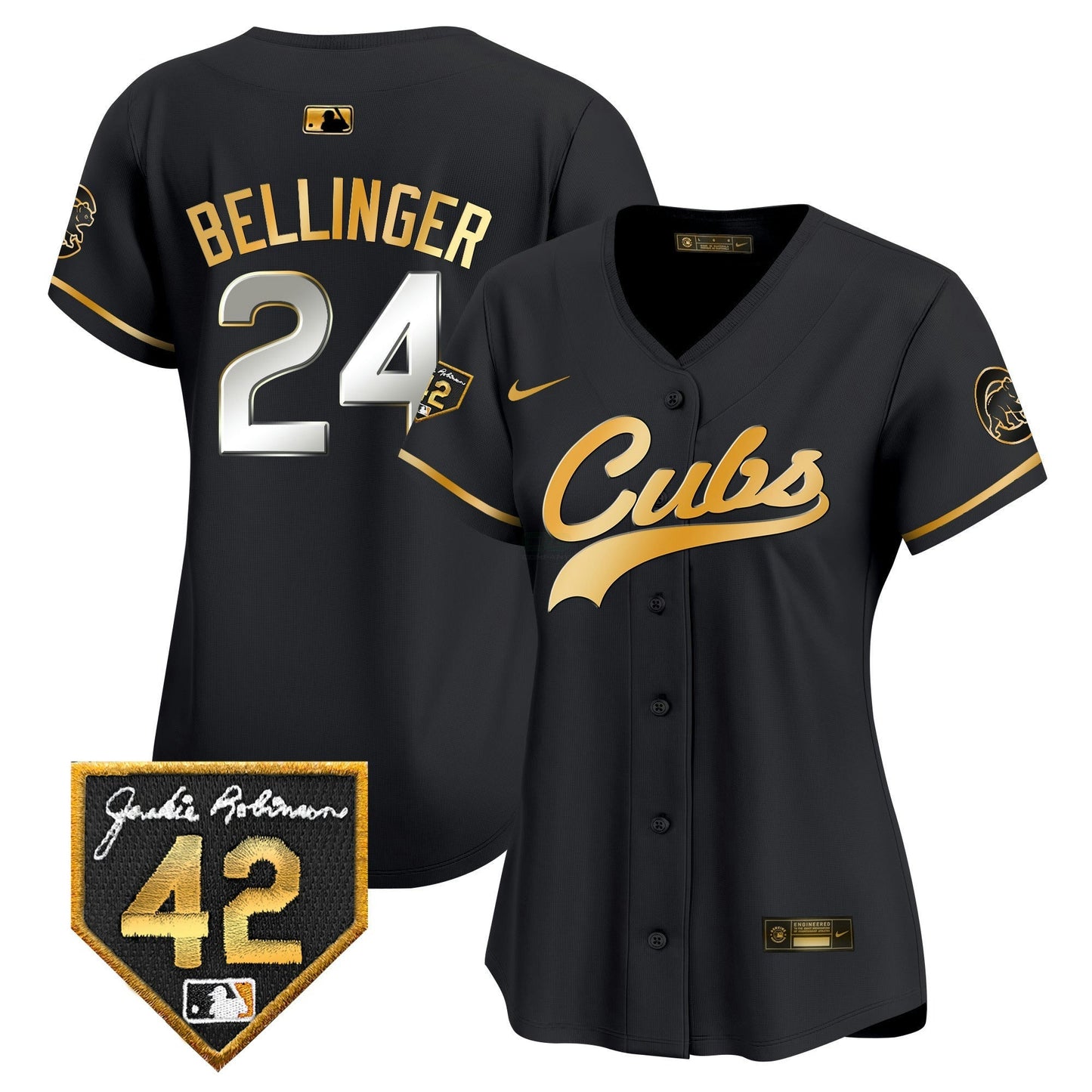 Camisa MLB Women’s Chicago Jackie Robinson Patch Vapor Premier Limited Jersey