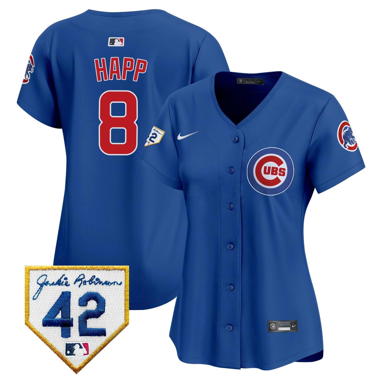 Camisa MLB Women’s Chicago Jackie Robinson Patch Vapor Premier Limited Jersey V2
