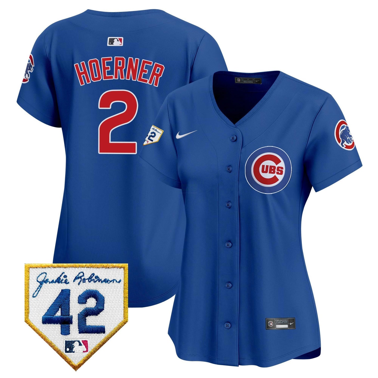 Camisa MLB Women’s Chicago Jackie Robinson Patch Vapor Premier Limited Jersey V2