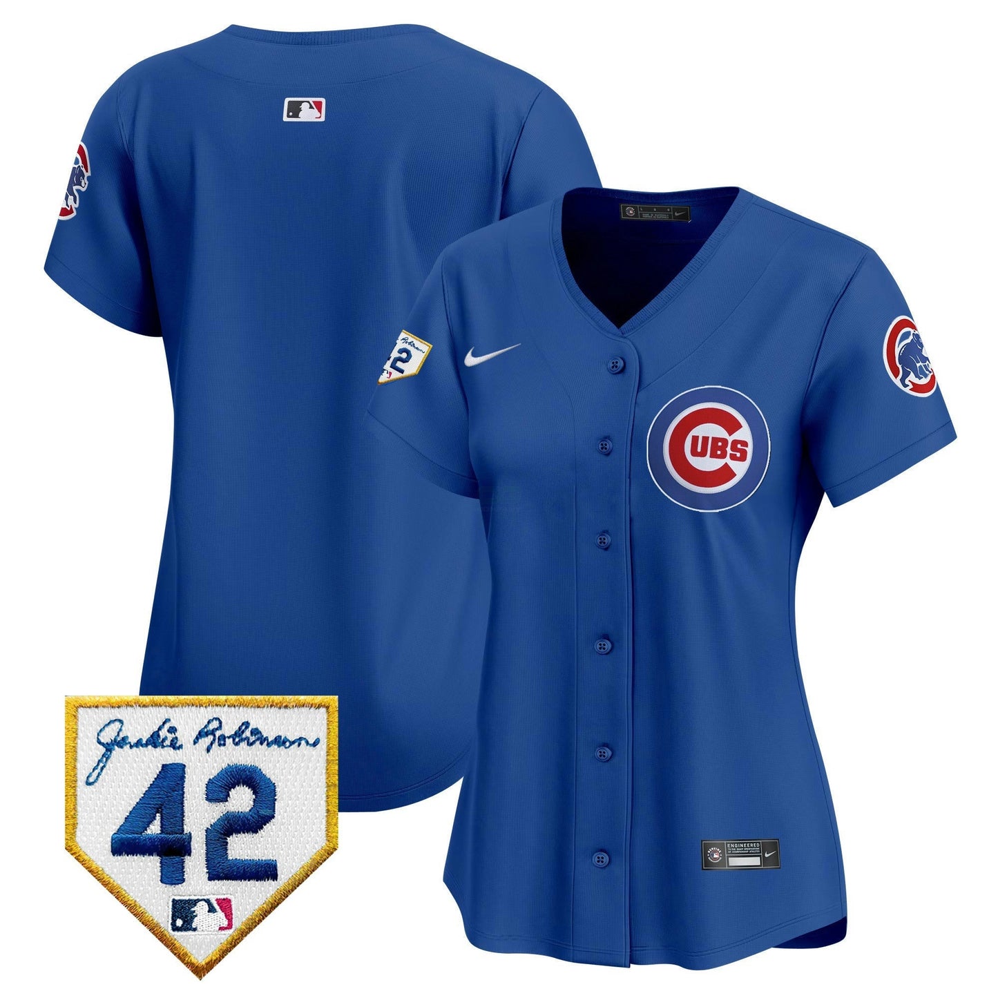 Camisa MLB Women’s Chicago Jackie Robinson Patch Vapor Premier Limited Jersey V2