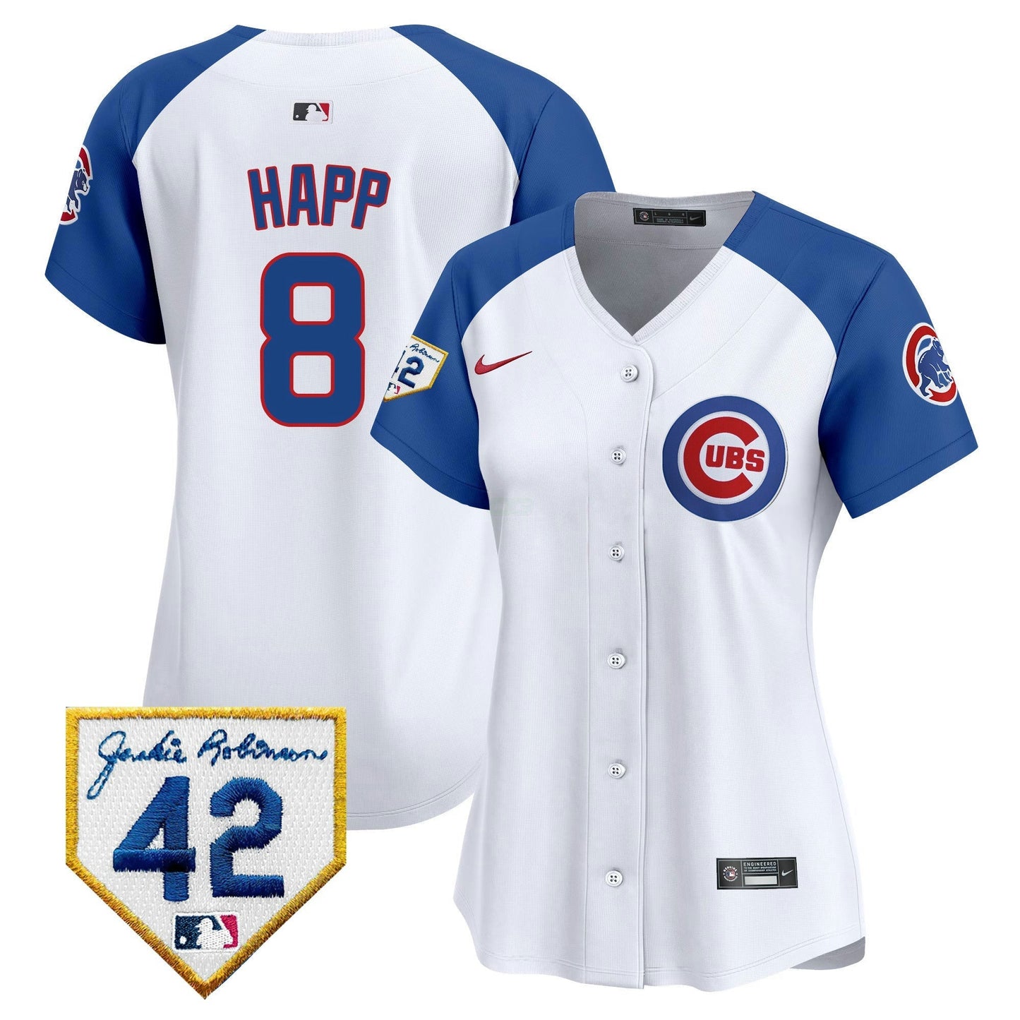 Camisa MLB Women’s Chicago Jackie Robinson Patch Vapor Premier Limited Jersey V2