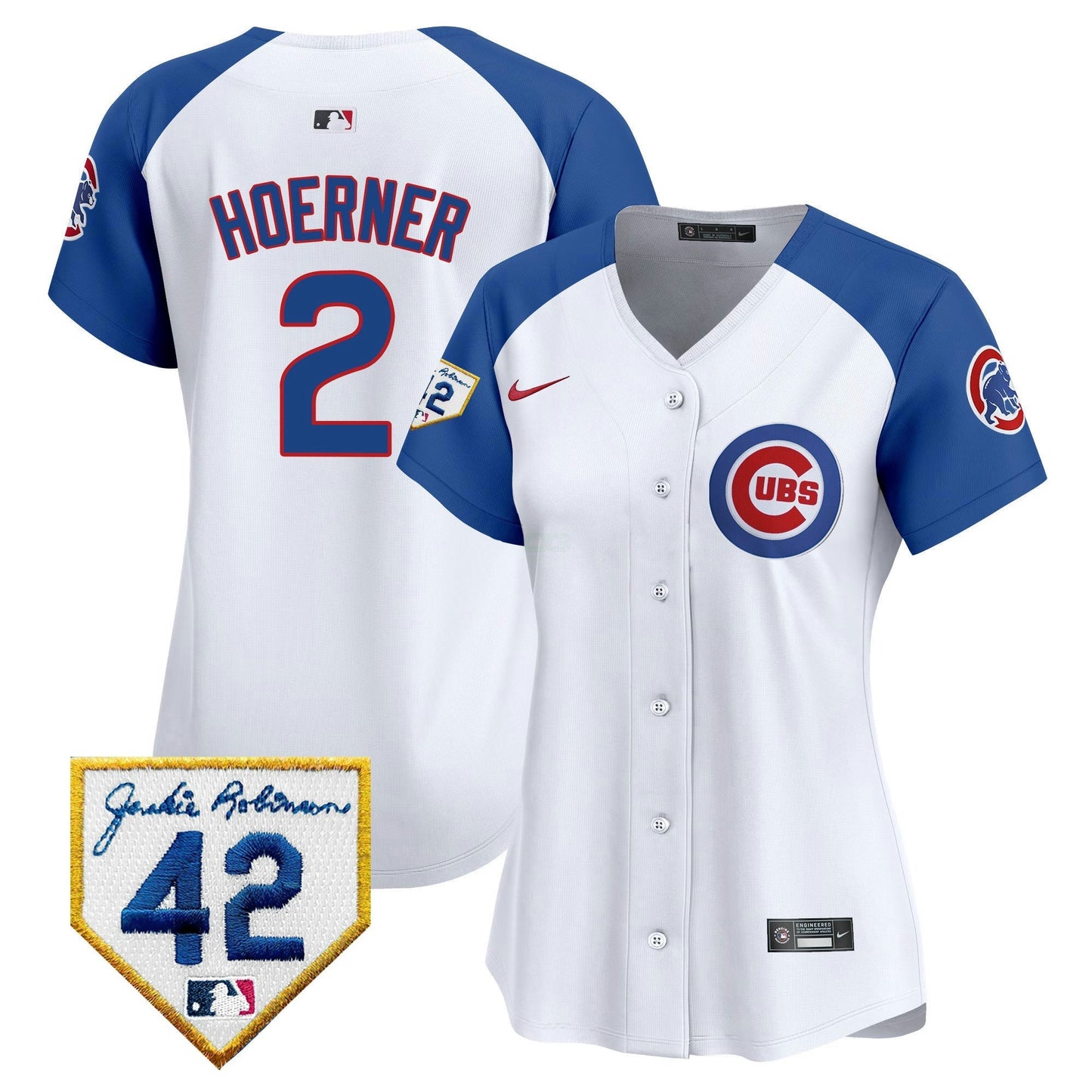 Camisa MLB Women’s Chicago Jackie Robinson Patch Vapor Premier Limited Jersey V2