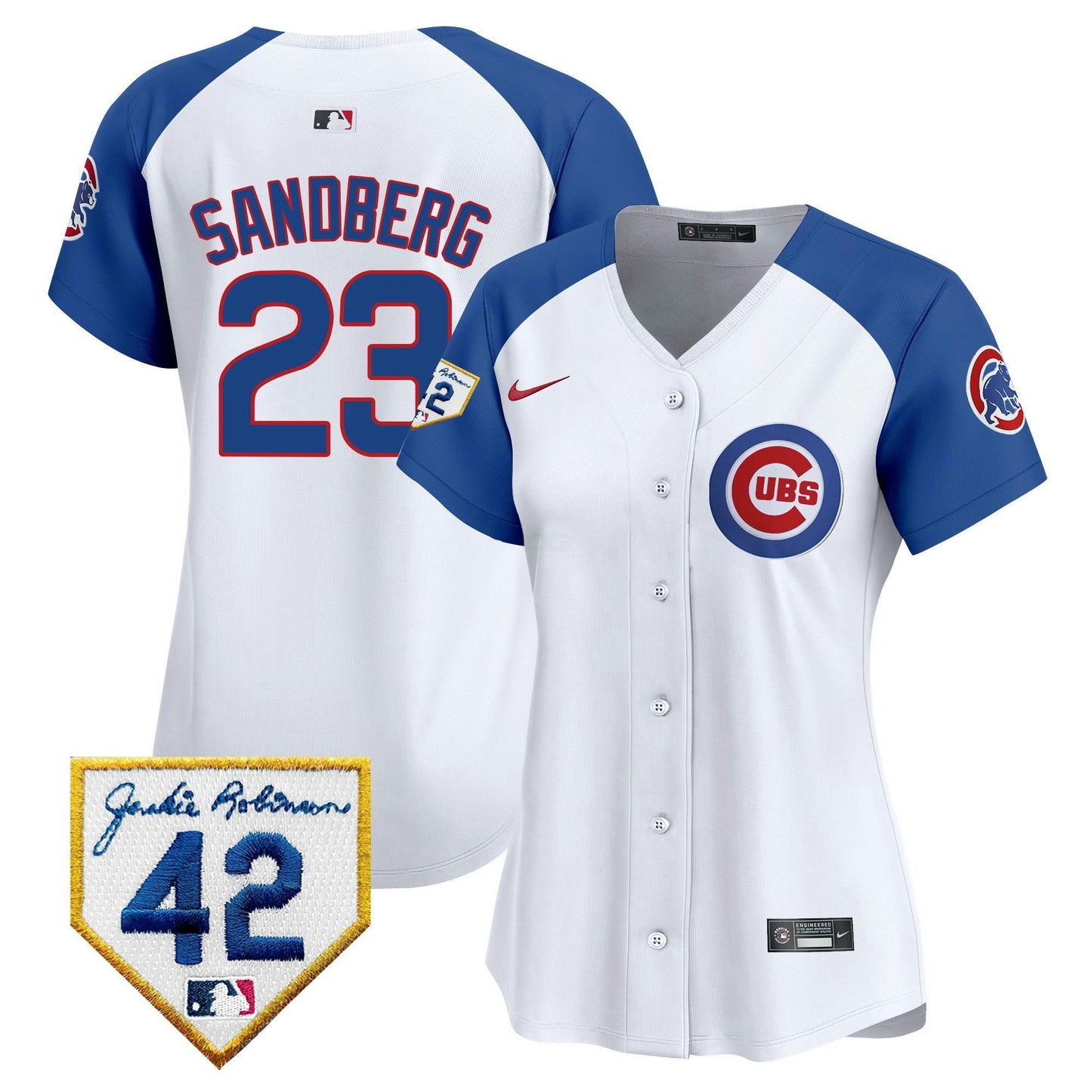 Camisa MLB Women’s Chicago Jackie Robinson Patch Vapor Premier Limited Jersey V2